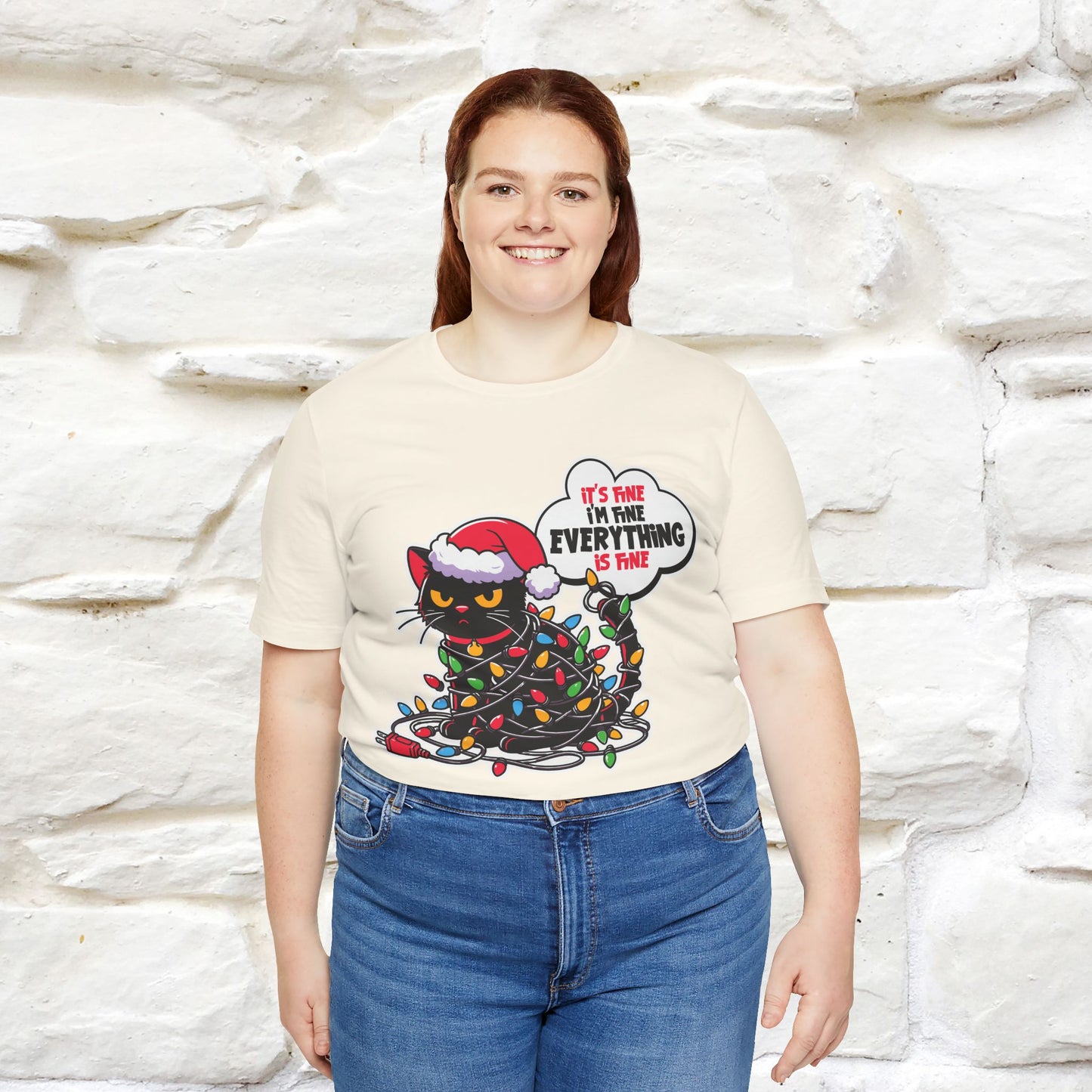 “Everything Is Fine..” | Cat T-Shirt | Nunu&Miao Studio