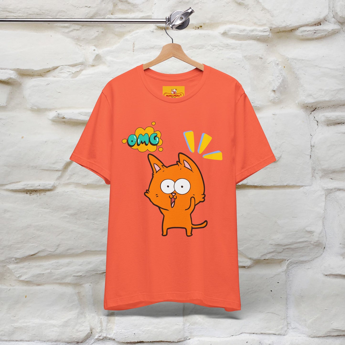 ''Oh My God'' Cat T-Shirt | Nunu&Miao Studio