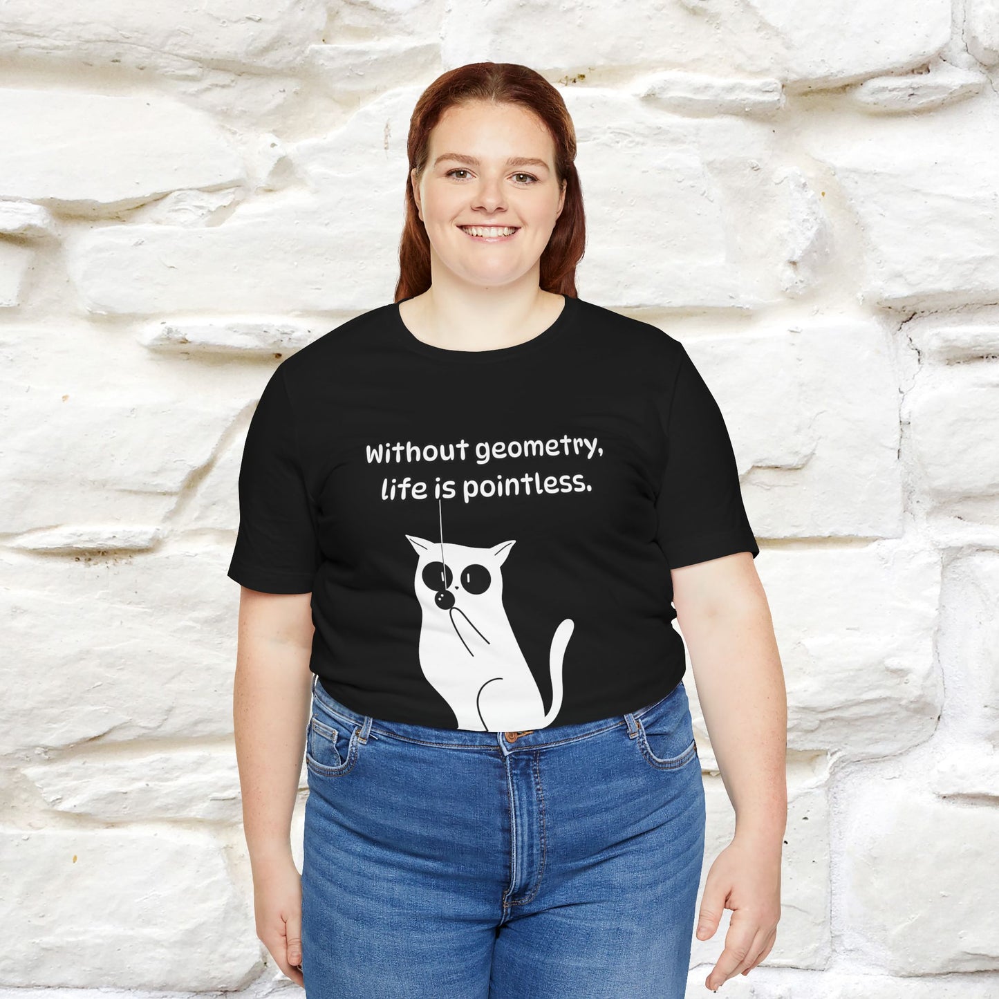 ''Without geometry, life is pointless.''| Funny T-Shirt | Nunu&Miao Studio