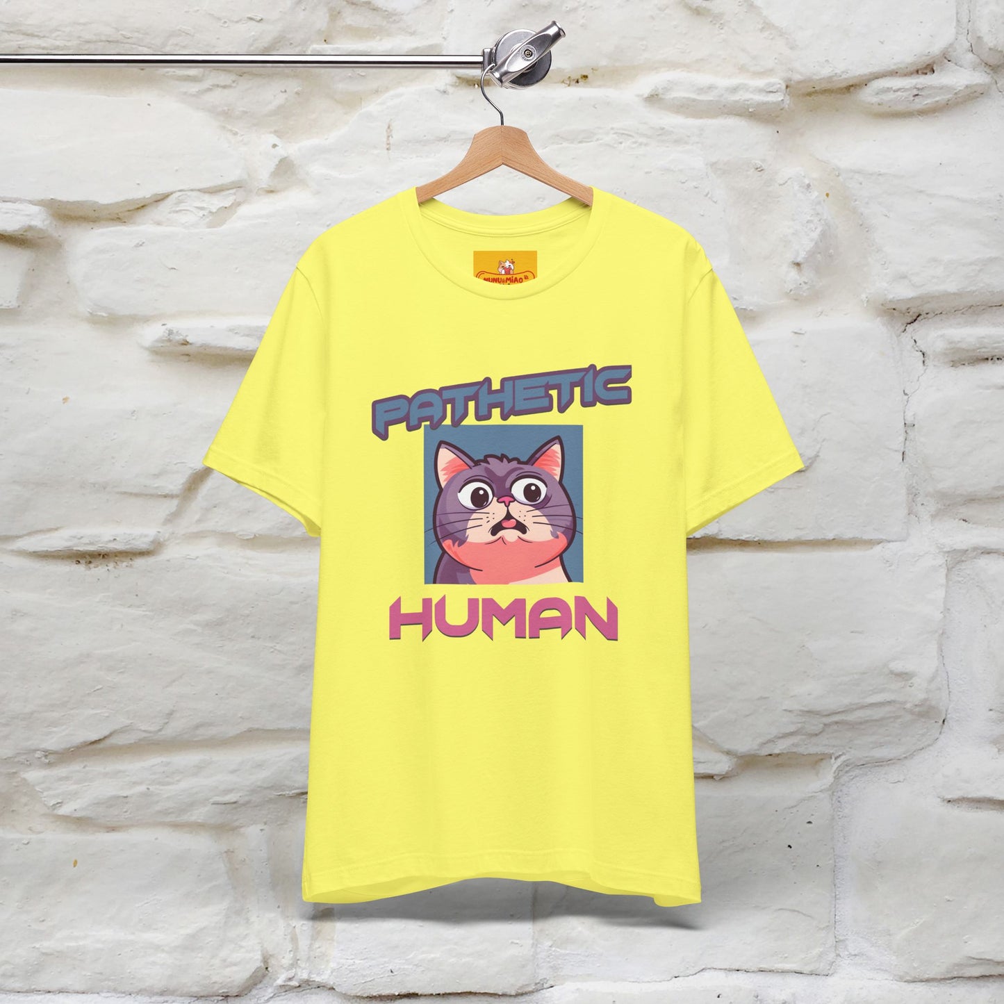 ''Pathetic Human'' | Funny Cat T-Shirt | Nunu&Miao Studio