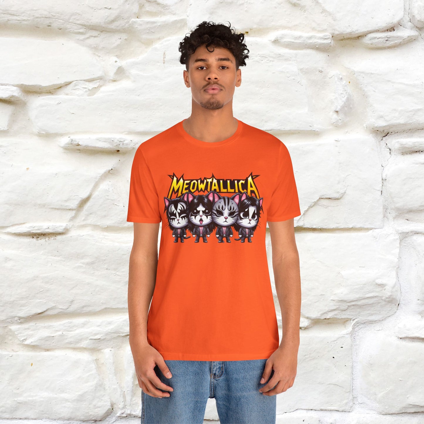 Meowtallica T-Shirt | Rock-Inspired Cat Tee| Nunu&Miao Studio - Nunu&Miao Studio