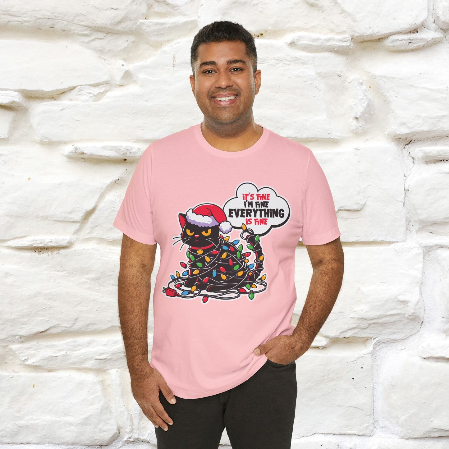 “Everything Is Fine..” | Cat T-Shirt | Nunu&Miao Studio