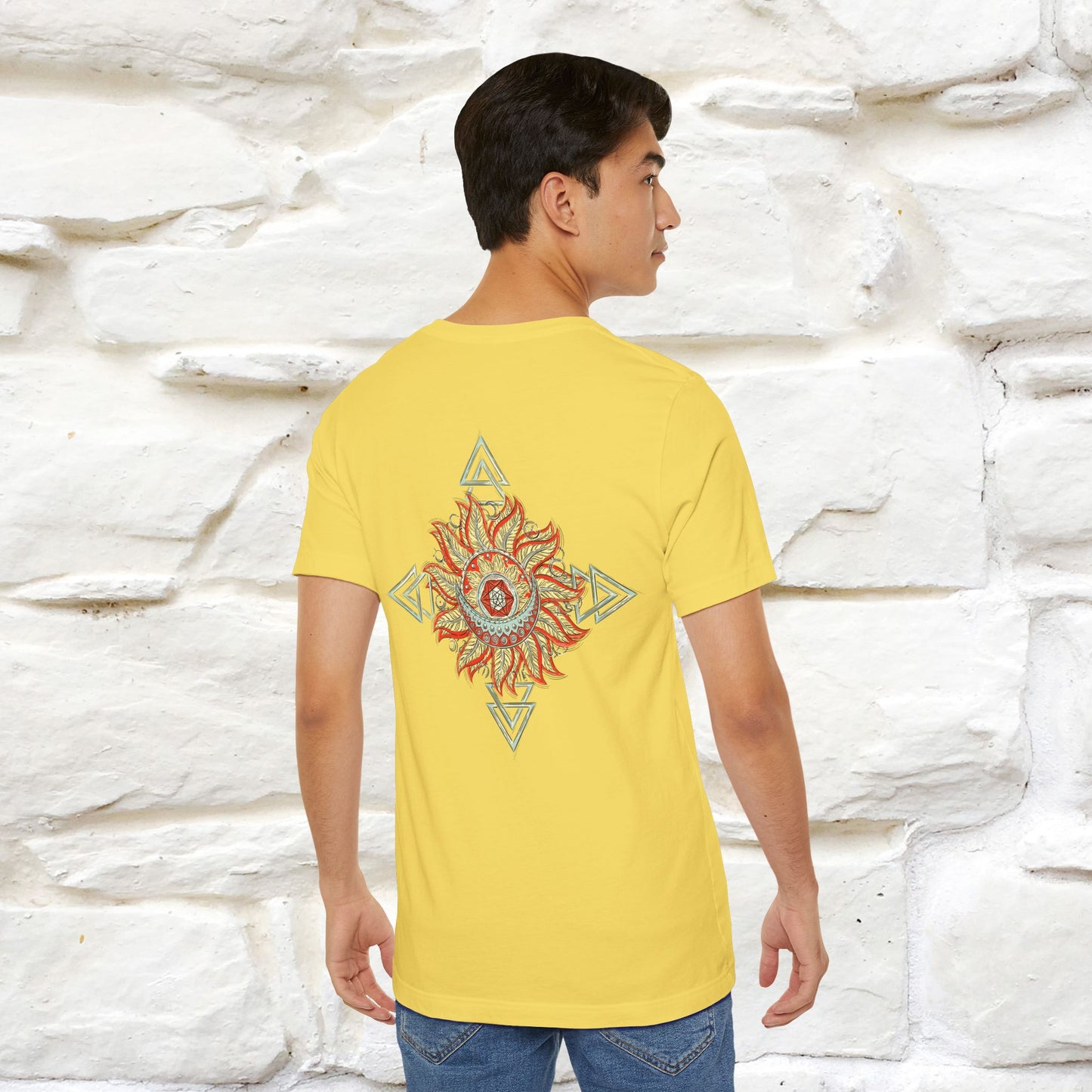 "The Third Eye'' Cat T-Shirt Front and Back Design | Nunu&Miao Studio