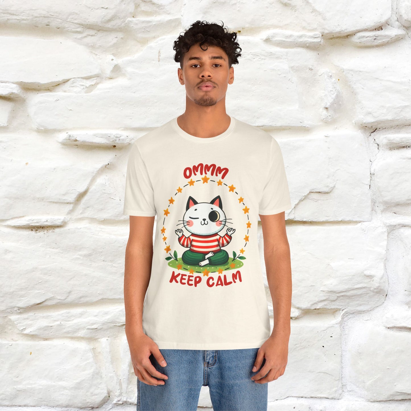 ''Ommm, Keep Calm'' Cat T-Shirt | Nunu&Miao Studio