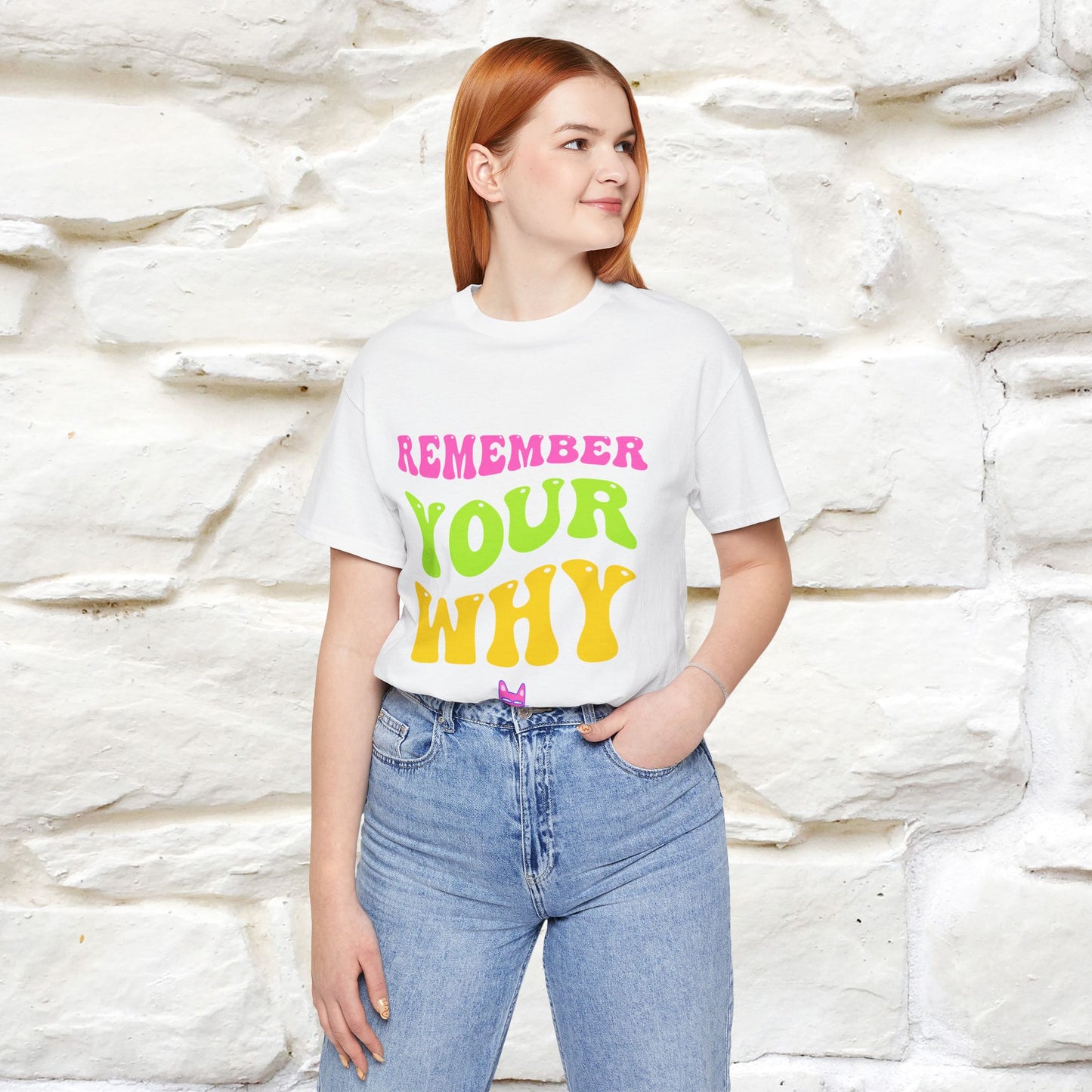 "Remember Your Why" Inspirational T-Shirt for Men & Women | 100% Cotton* - Nunu&Miao Studio