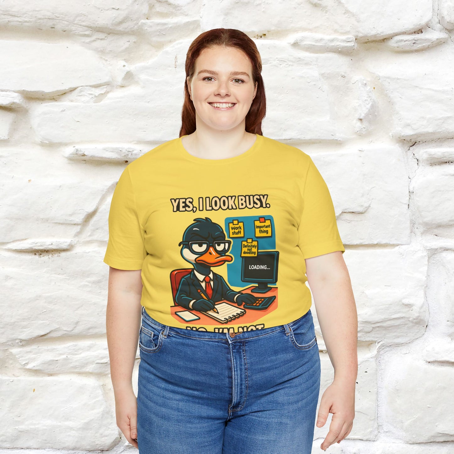 ''Yes, I Look Busy. No I'm Not.''| Sarcastic Cat T-Shirt | Nunu&Miao Studio