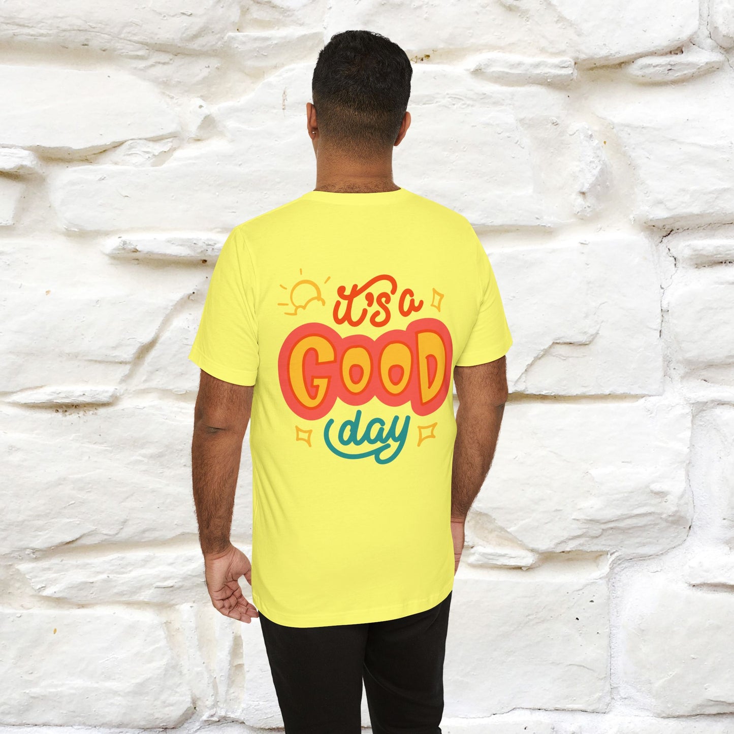 ""It's A Good Day" Cat T-Shirt| Front & Back Design | Nunu&Miao Studio