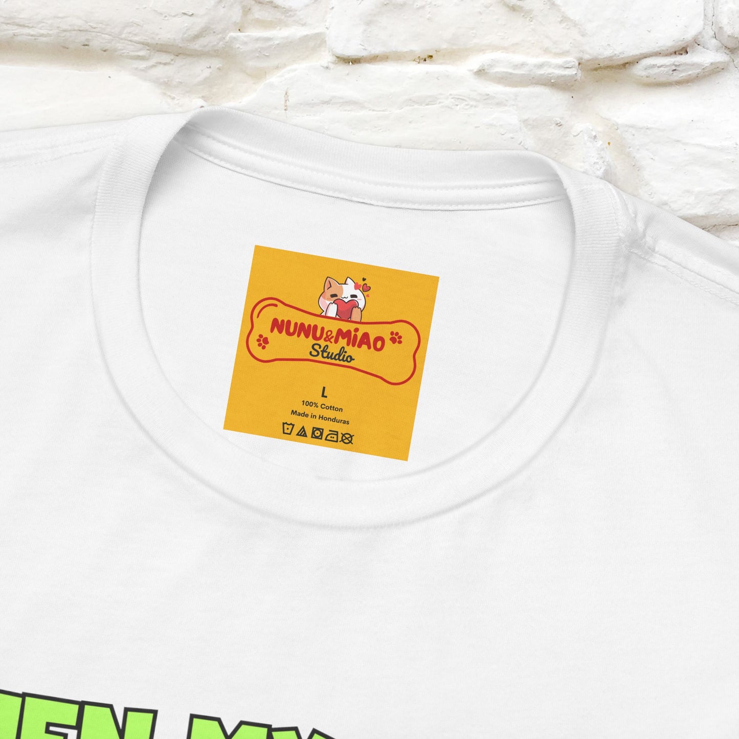 "When My Sister Cooks" Funny Cat T-shirt |Nunu&Miao Studio - Nunu&Miao Studio