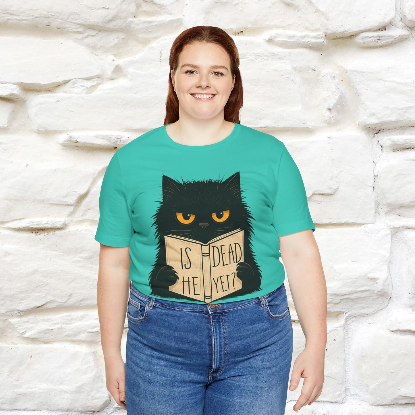 "Is He Dead Yet" |Cat T-Shirt | Nunu&Miao Studio
