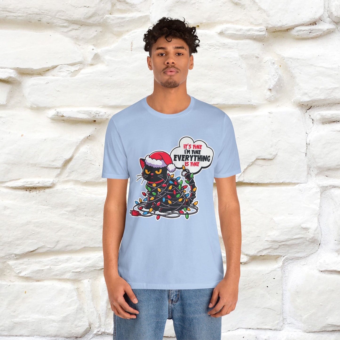 “Everything Is Fine..” | Cat T-Shirt | Nunu&Miao Studio