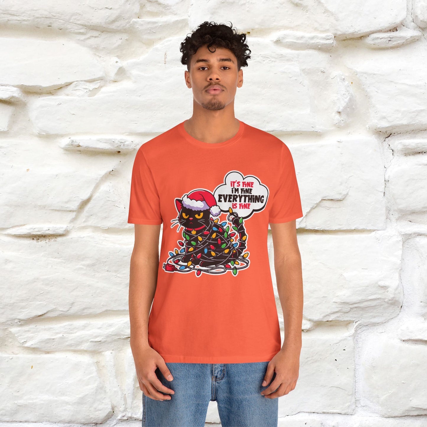 “Everything Is Fine..” | Cat T-Shirt | Nunu&Miao Studio