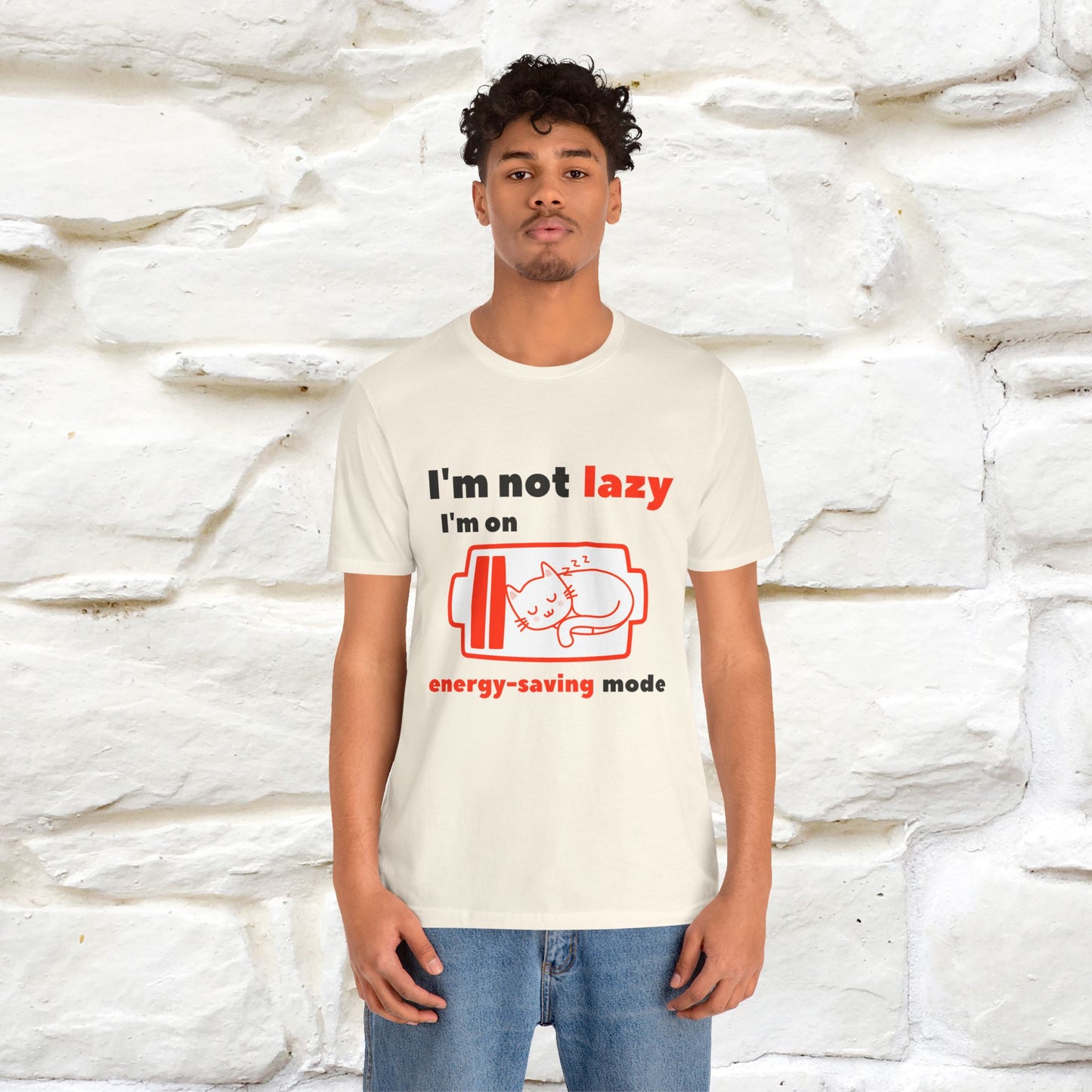 ''I am Not Lazy...'' Cat T-Shirt | Nunu&Miao Studio