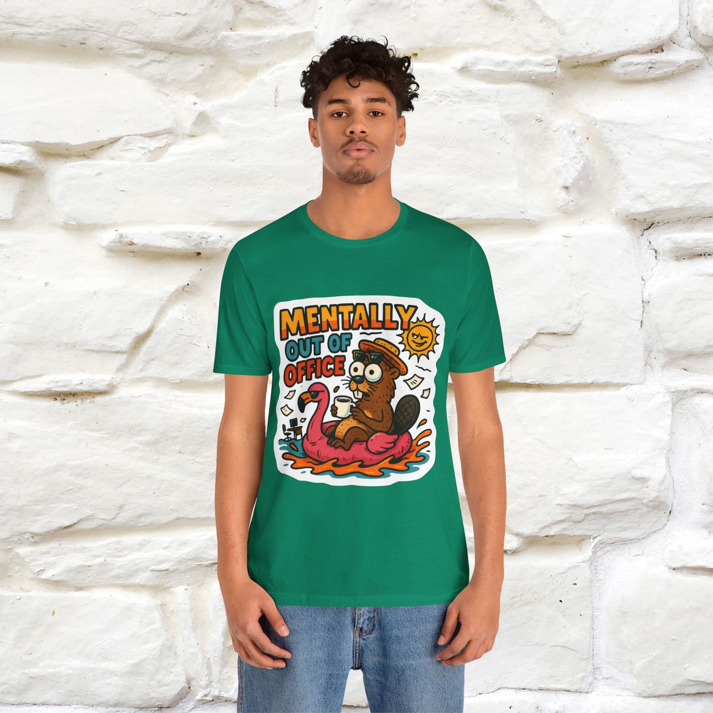 ''Mentally Out Of Office''| Sarcastic Cat T-Shirt | Nunu&Miao Studio