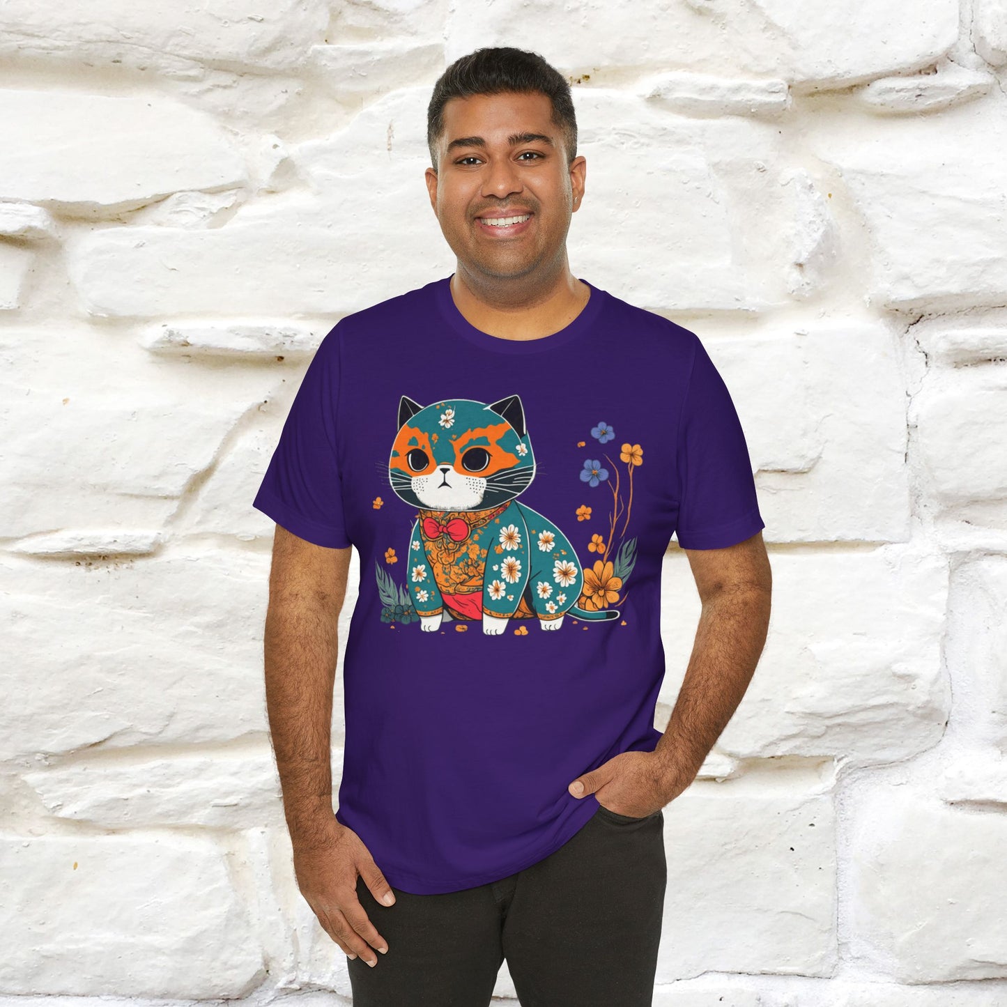 Zen Garden Cat: Japanese-Inspired T-Shirt for Men & Women | 100% Cotton* - Nunu&Miao Studio
