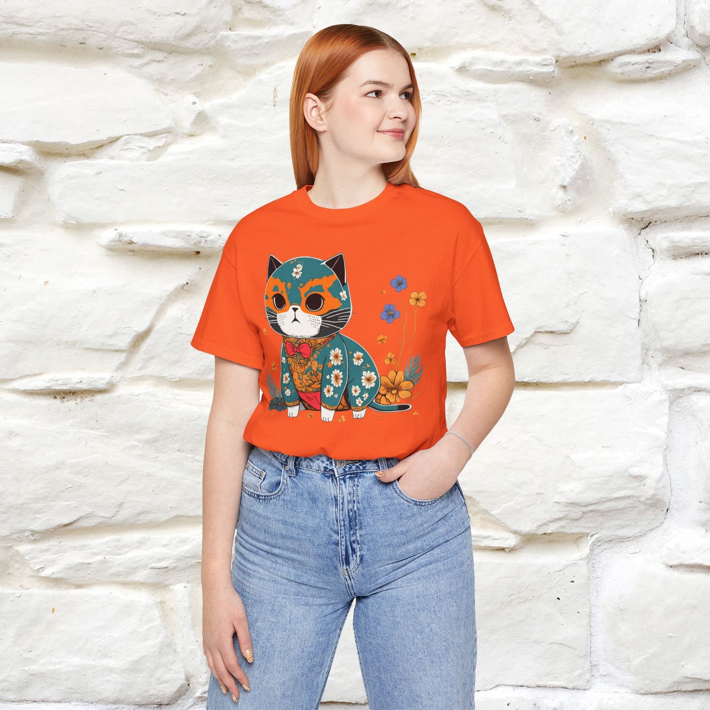 Zen Garden Cat: Japanese-Inspired T-Shirt for Men & Women | 100% Cotton* - Nunu&Miao Studio