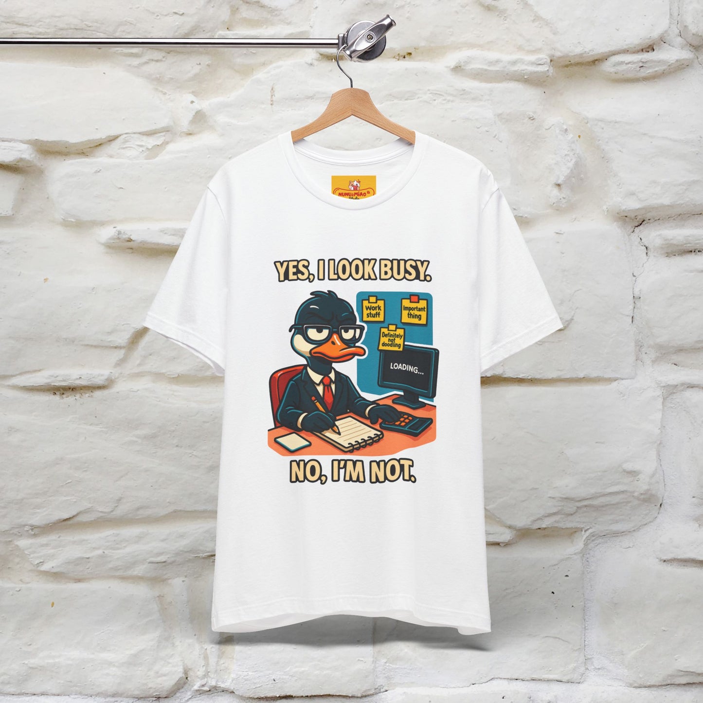 ''Yes, I Look Busy. No I'm Not.''| Sarcastic Cat T-Shirt | Nunu&Miao Studio