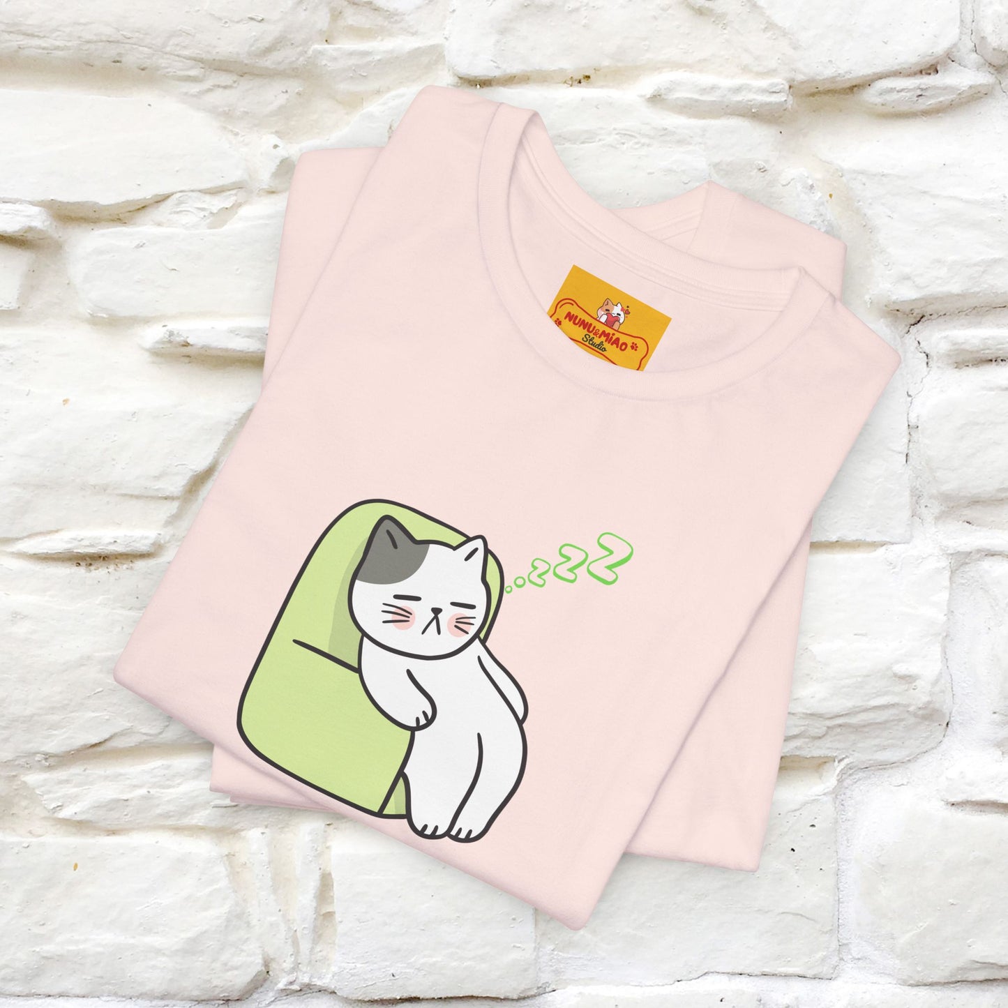 "Keep going… the couch isn’t going to nap on itself." Cat T-Shirt| Front & Back Design | Nunu&Miao Studio