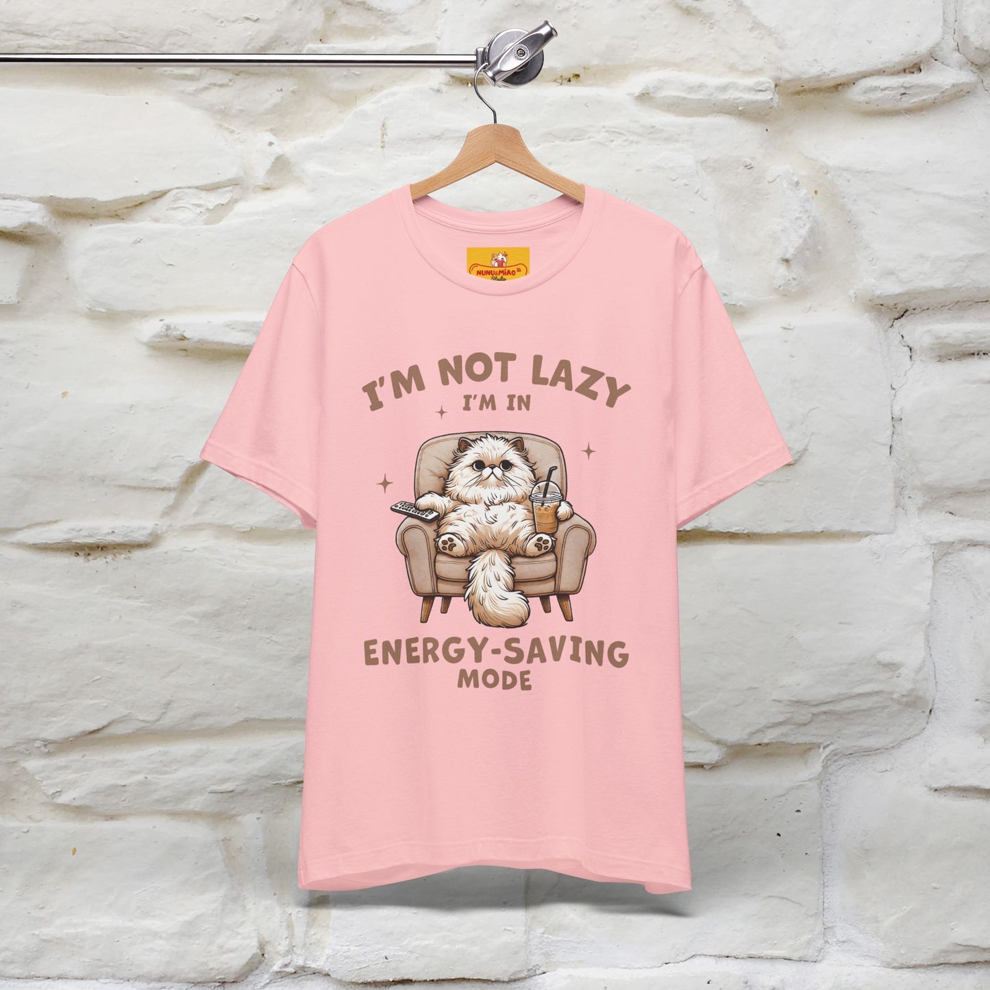 "I'm Not Lazy I'm In Energy-Saving Mode " Cat T-shirt |Nunu&Miao Studio