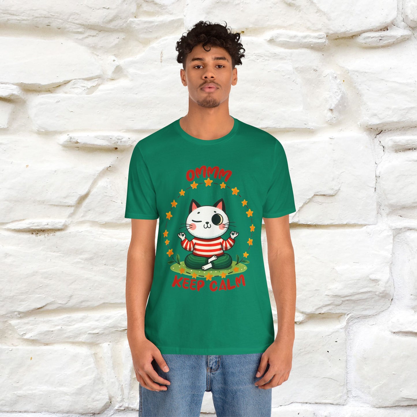 ''Ommm, Keep Calm'' Cat T-Shirt | Nunu&Miao Studio