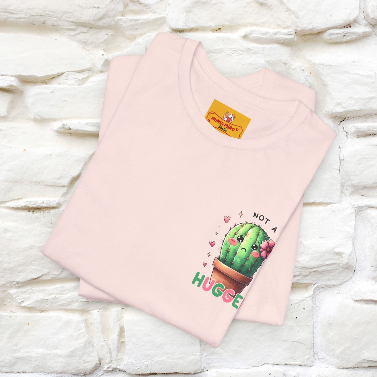 "Not A Hugger" |Funny T-Shirt | Front & Back Design|Nunu&Miao Studio
