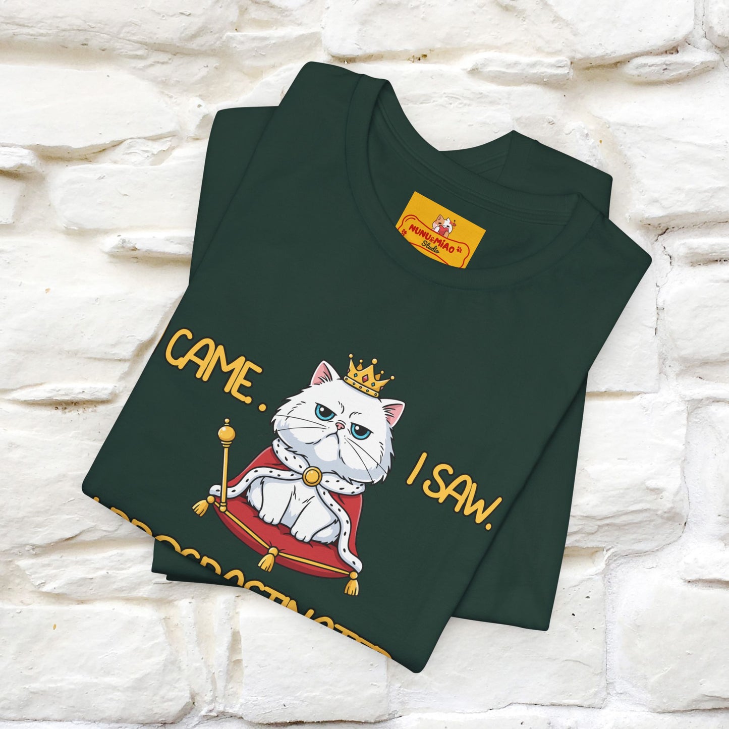 ''I came. I saw. I procrastinated.''| Funny T-Shirt | Nunu&Miao Studio