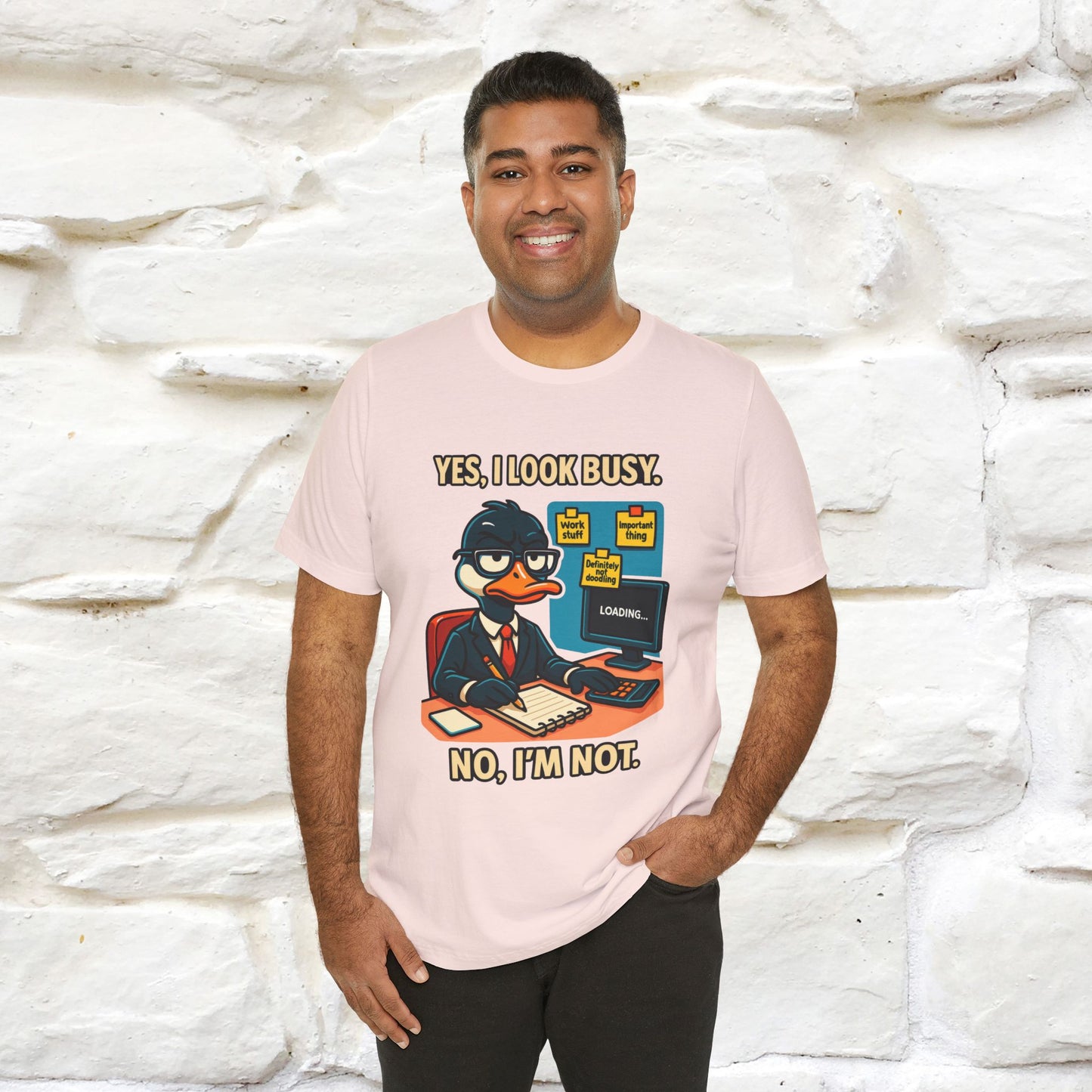 ''Yes, I Look Busy. No I'm Not.''| Sarcastic Cat T-Shirt | Nunu&Miao Studio