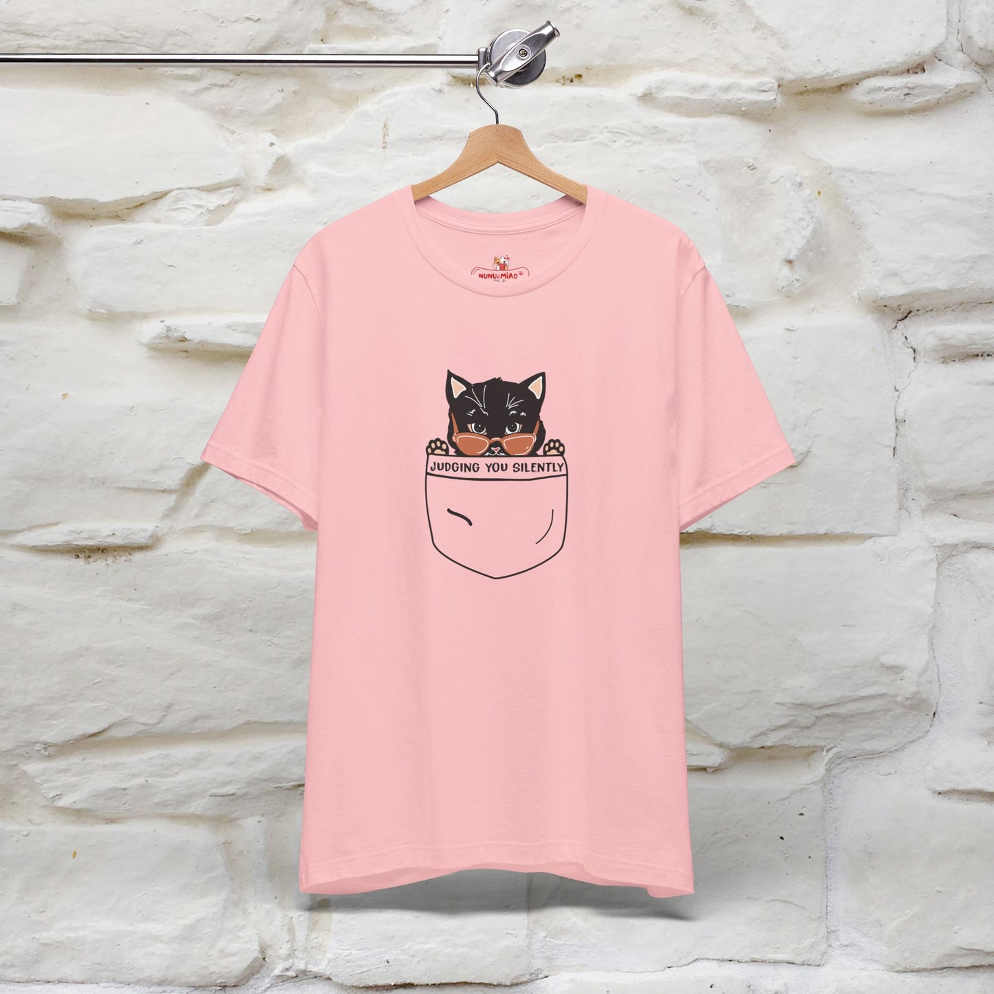 Judging You Silently Cat T-Shirt for Men | 100% Cotton* Funny & Sassy Tee - Nunu&Miao Studio