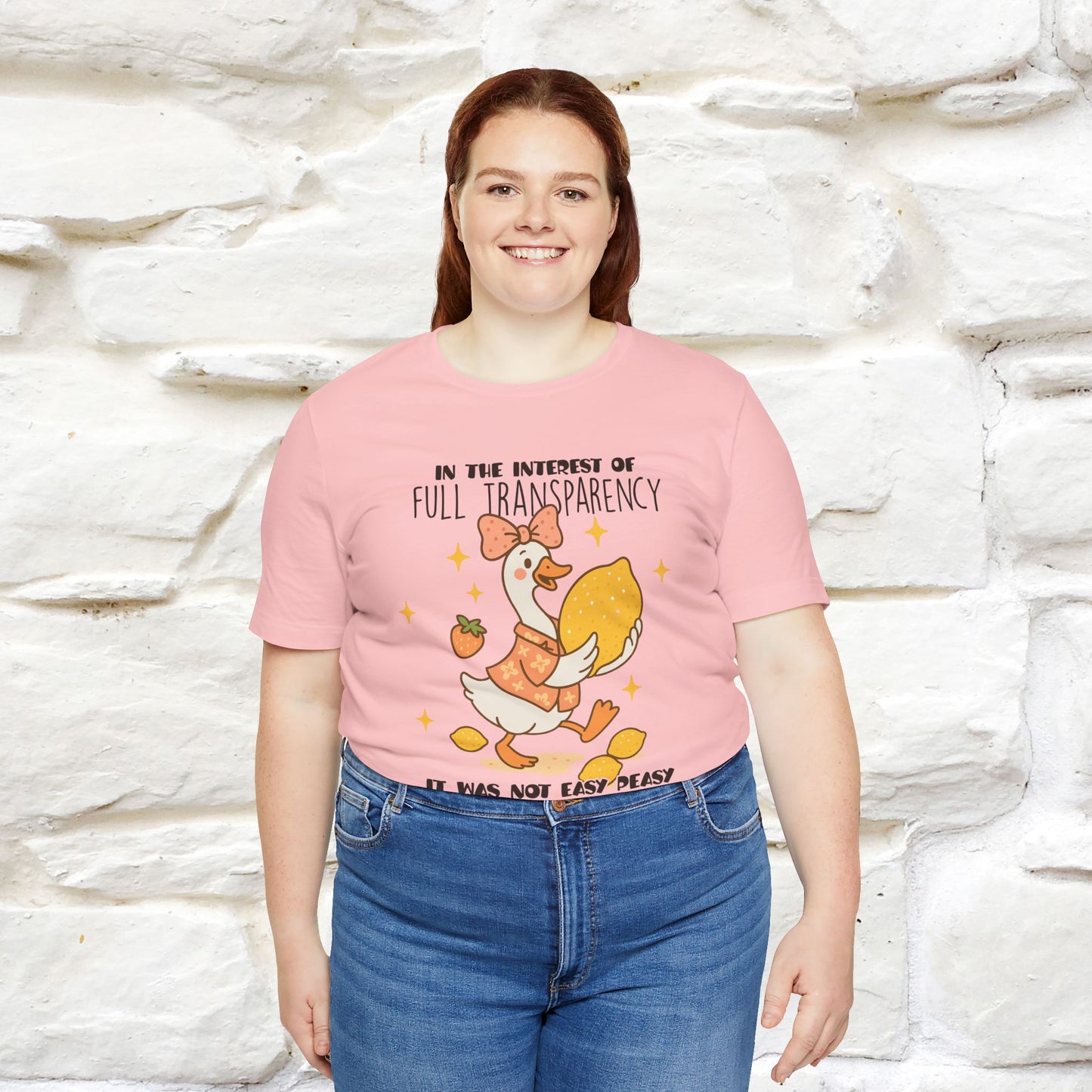 "It Was Not Easy Peasy" Funny T-shirt |Nunu&Miao Studio - Nunu&Miao Studio