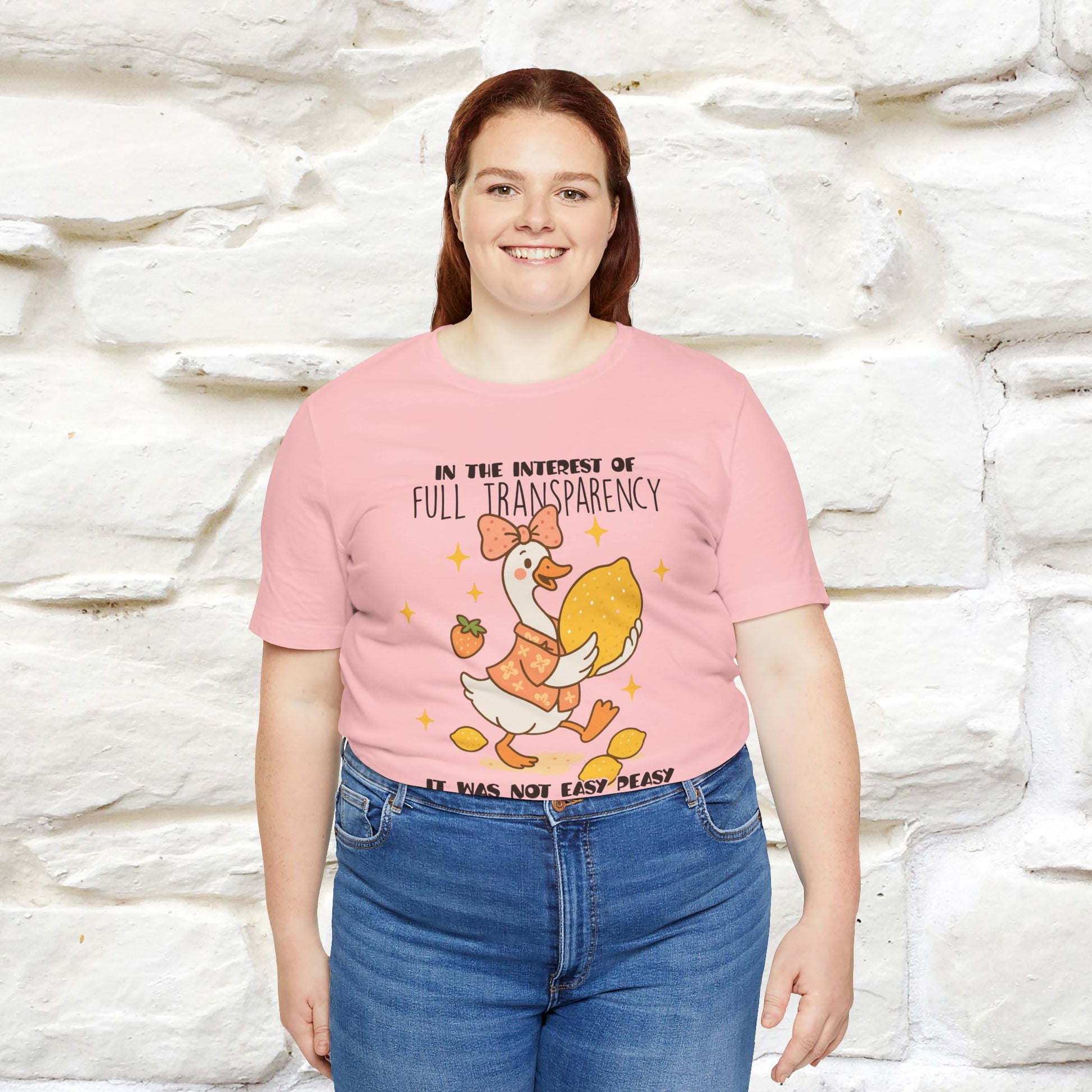 "It Was Not Easy Peasy" Funny T-shirt |Nunu&Miao Studio - Nunu&Miao Studio