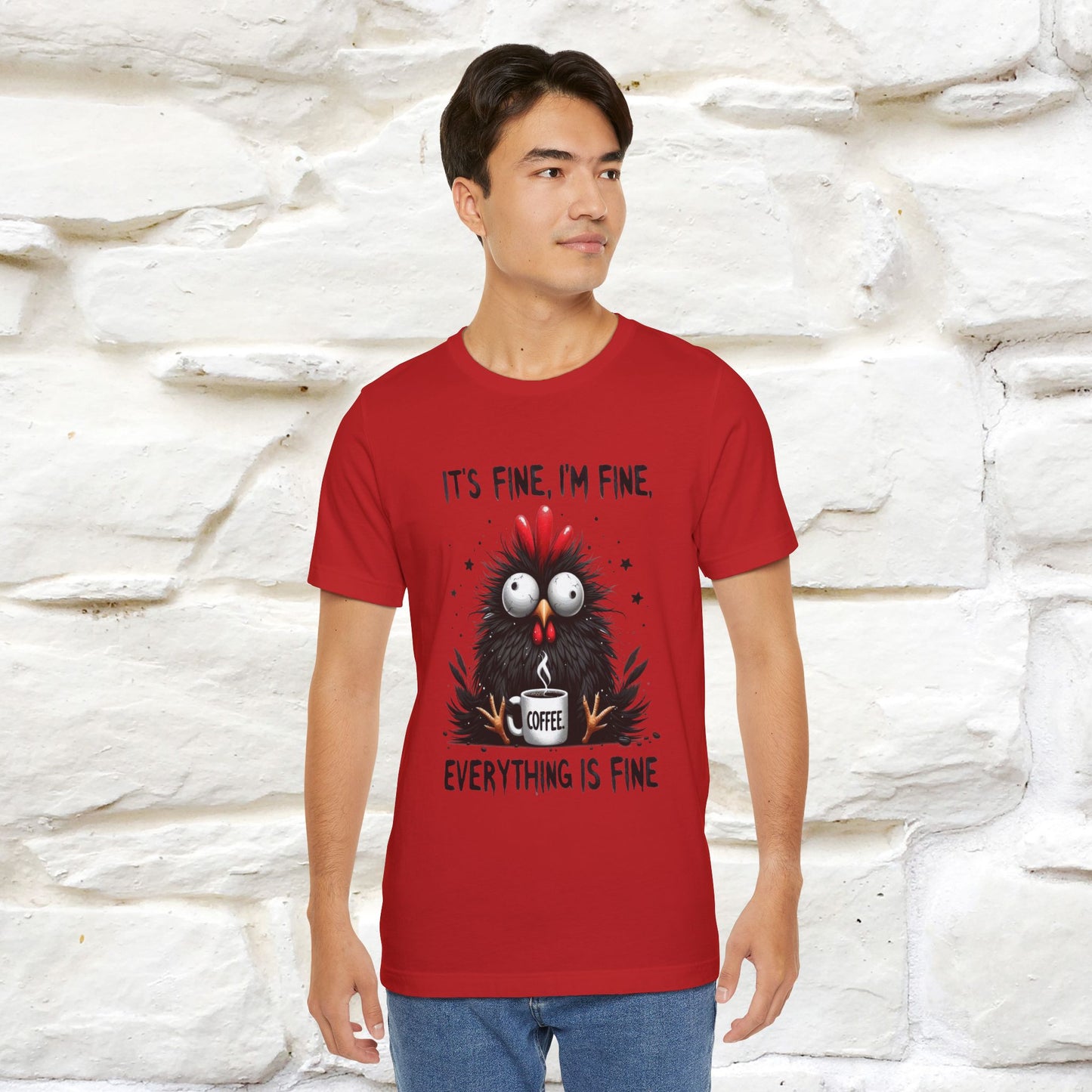 "Everything Is Fine" |Funny T-Shirt | Nunu&Miao Studio