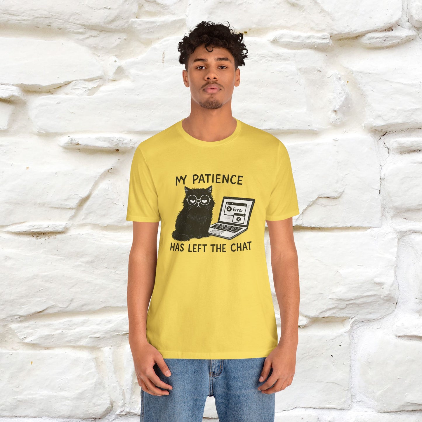 "My Patience Has Left The Chat" |Cat T-Shirt | Nunu&Miao Studio