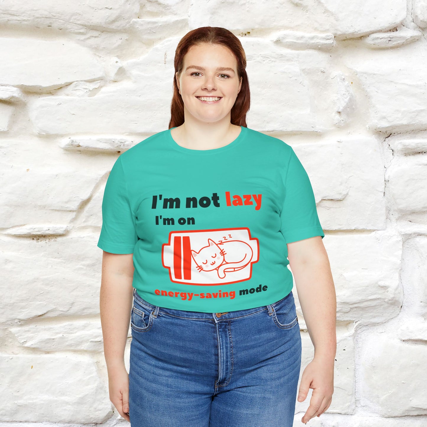 ''I am Not Lazy...'' Cat T-Shirt | Nunu&Miao Studio