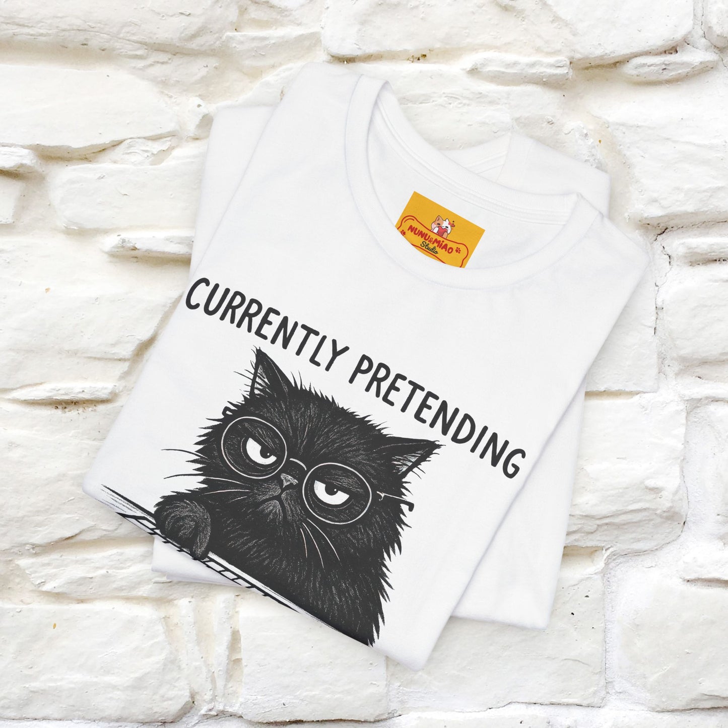 "Currently Pretending To Be Productive" |Cat T-Shirt | Nunu&Miao Studio