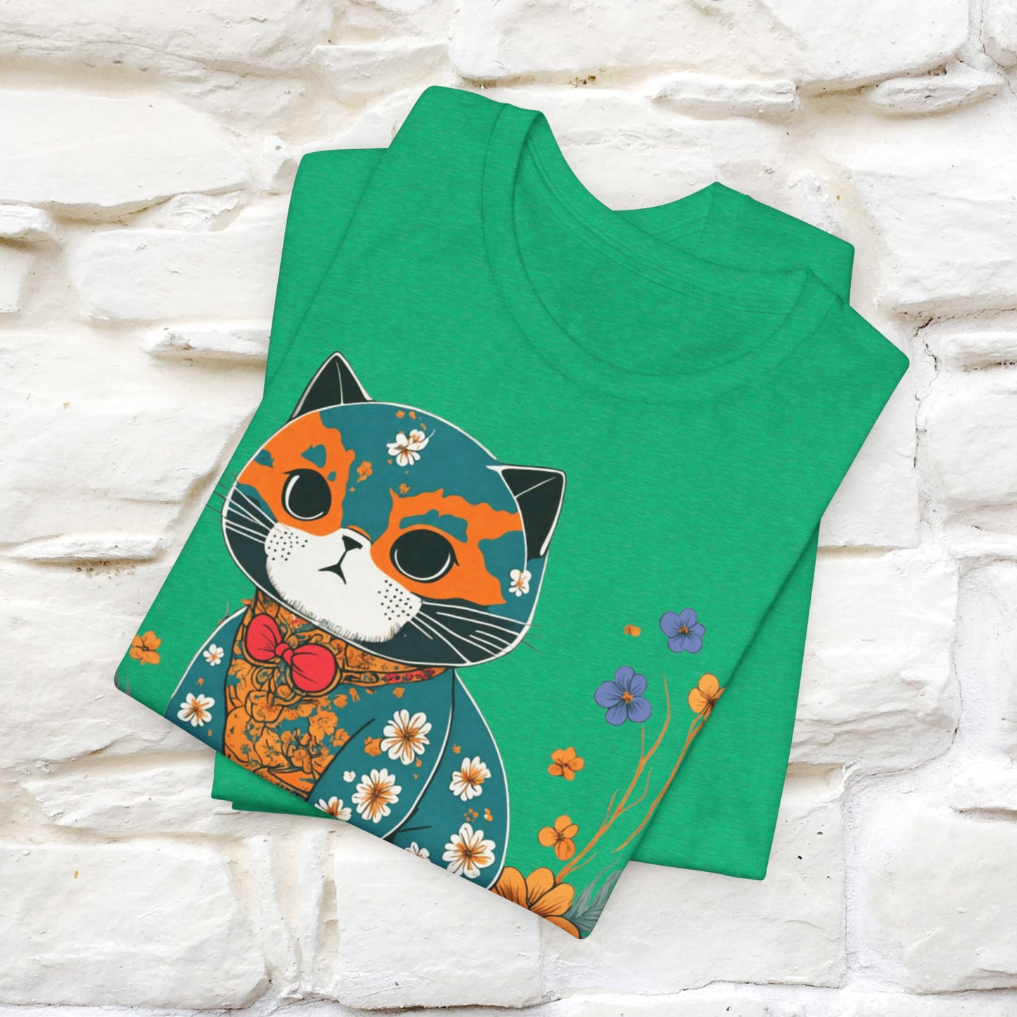 Zen Garden Cat: Japanese-Inspired T-Shirt for Men & Women | 100% Cotton* - Nunu&Miao Studio