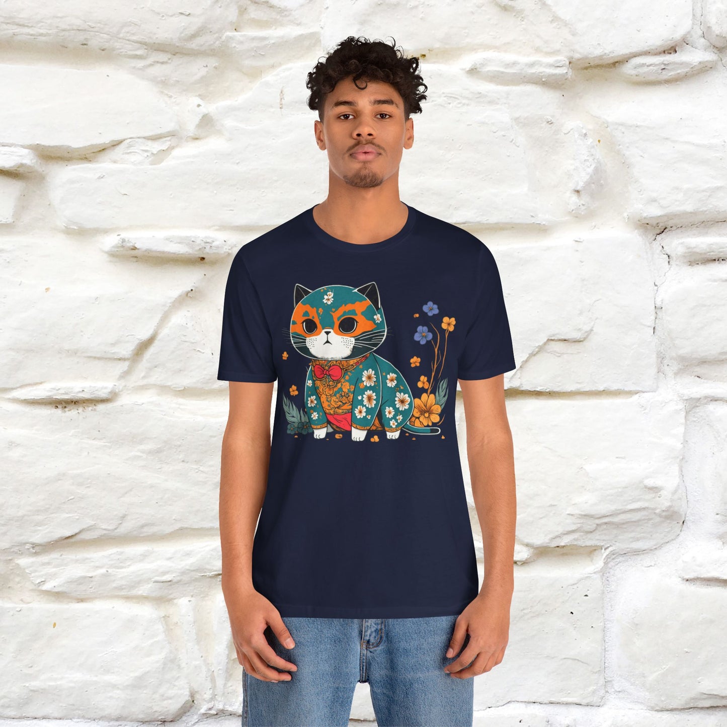 Zen Garden Cat: Japanese-Inspired T-Shirt for Men & Women | 100% Cotton* - Nunu&Miao Studio