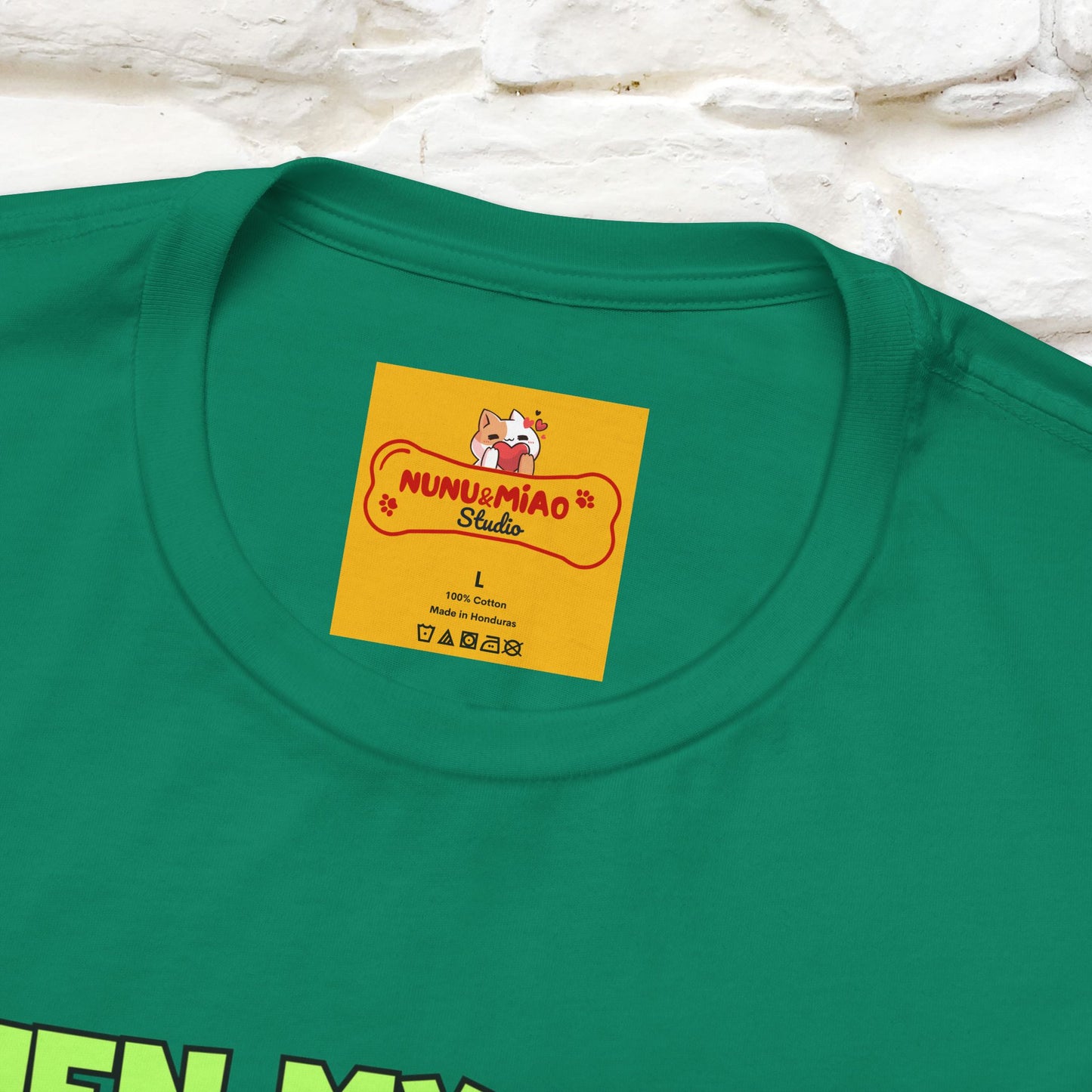 "When My Sister Cooks" Funny Cat T-shirt |Nunu&Miao Studio