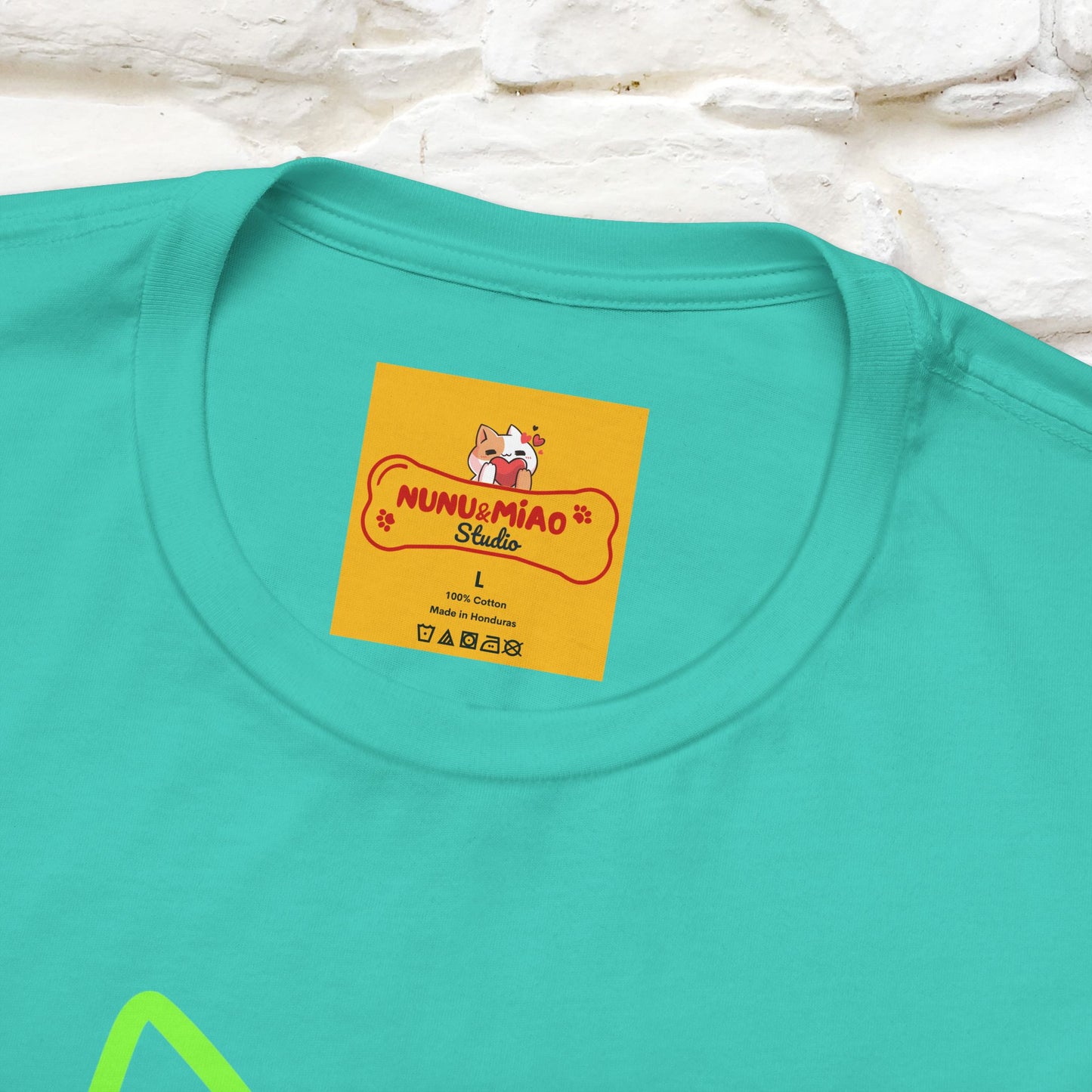 ''Everything Will Be Ok '' Cat T-Shirt Front and Back Design | Nunu&Miao Studio