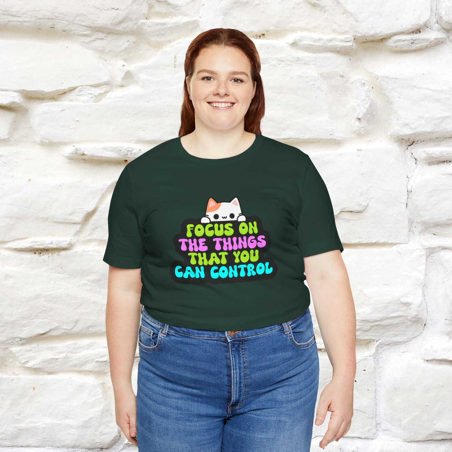 "Focus On The Things That You Can Control" T-shirt for Men & Women | 100% Cotton* - Nunu&Miao Studio