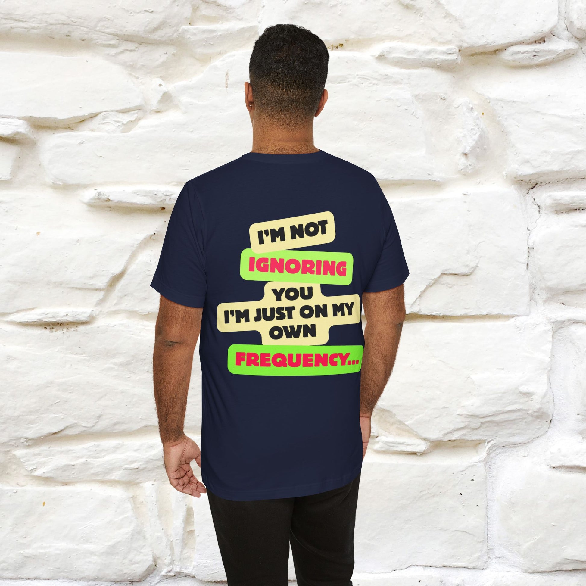 "I'm Not Ignoring You. I'm Just  .. " Cat T-Shirt | Front & Back Design | Nunu&Miao Studio - Nunu&Miao Studio