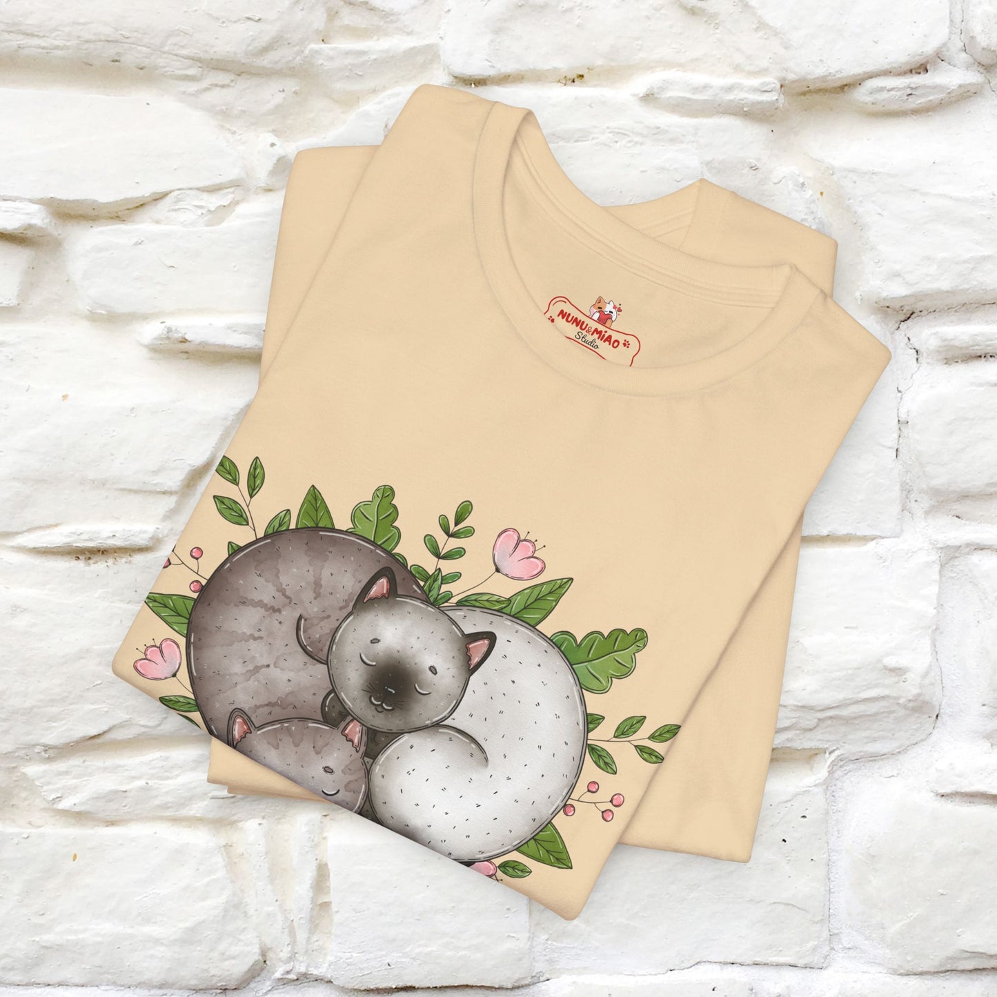 "All You Need Is Love" Cat T-Shirt | 100% Cotton* | Adorable Cat Apparel for Men & Women