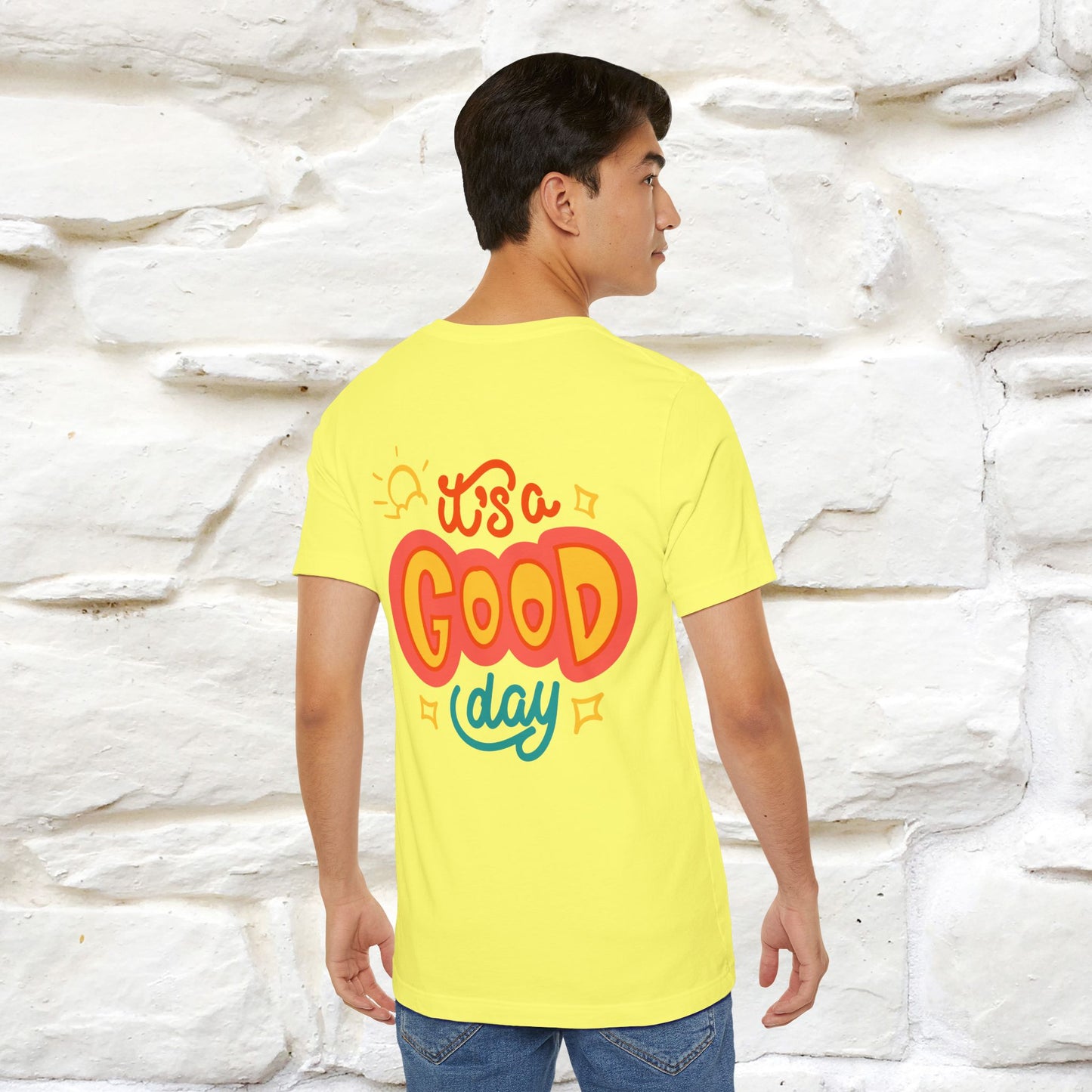 ""It's A Good Day" Cat T-Shirt| Front & Back Design | Nunu&Miao Studio