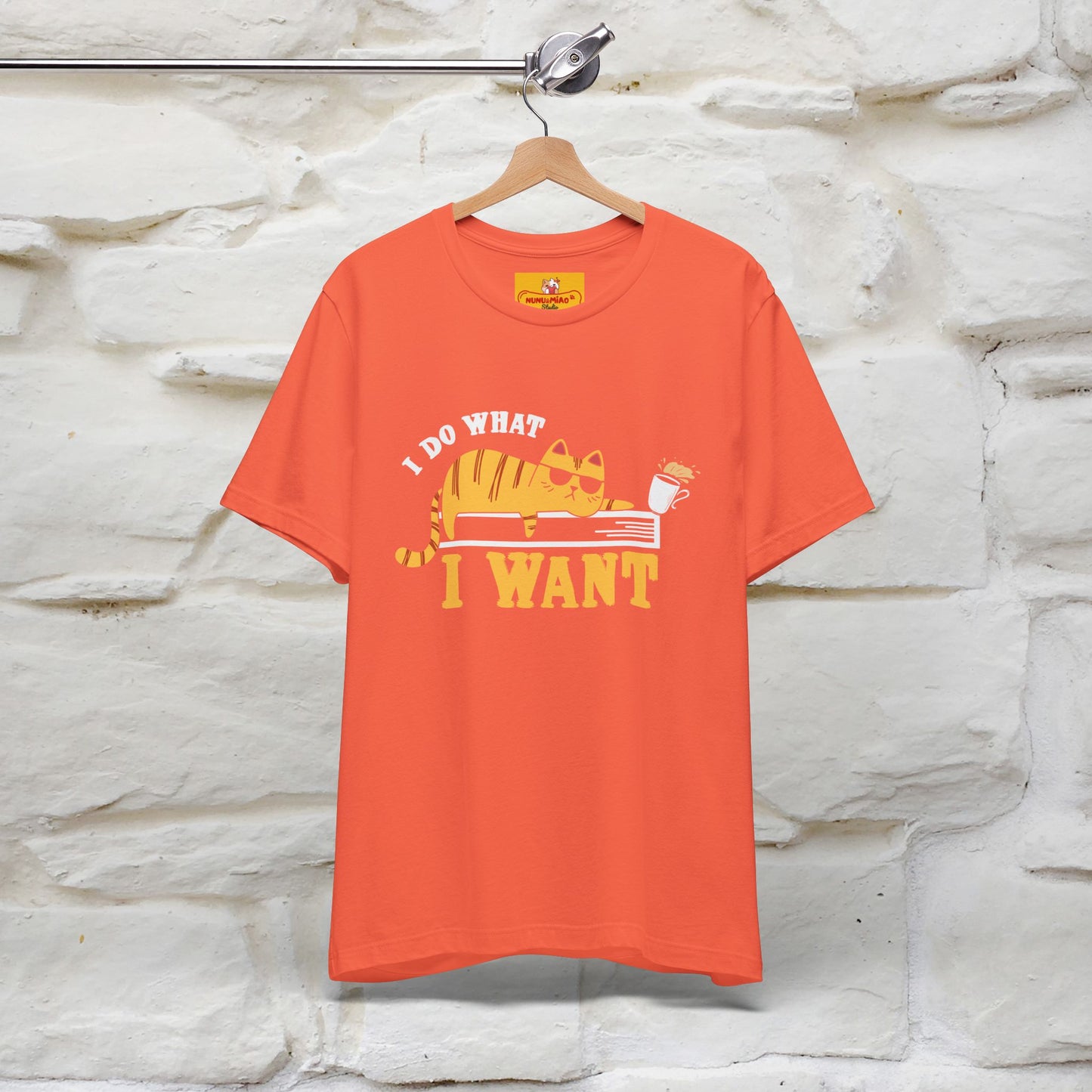 "I Do What I Want" Cat T-Shirt | Nunu & Miao Studio