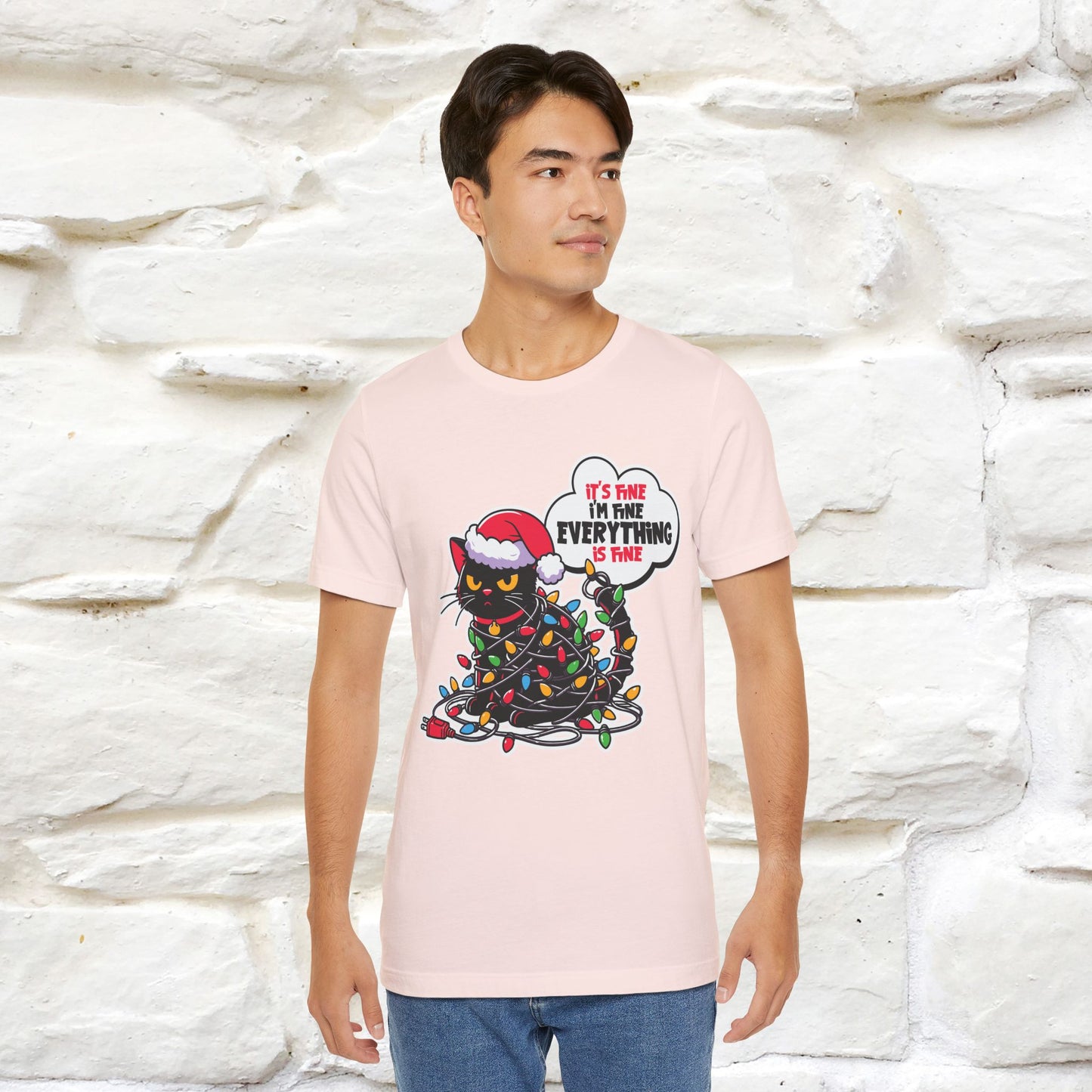 “Everything Is Fine..” | Cat T-Shirt | Nunu&Miao Studio