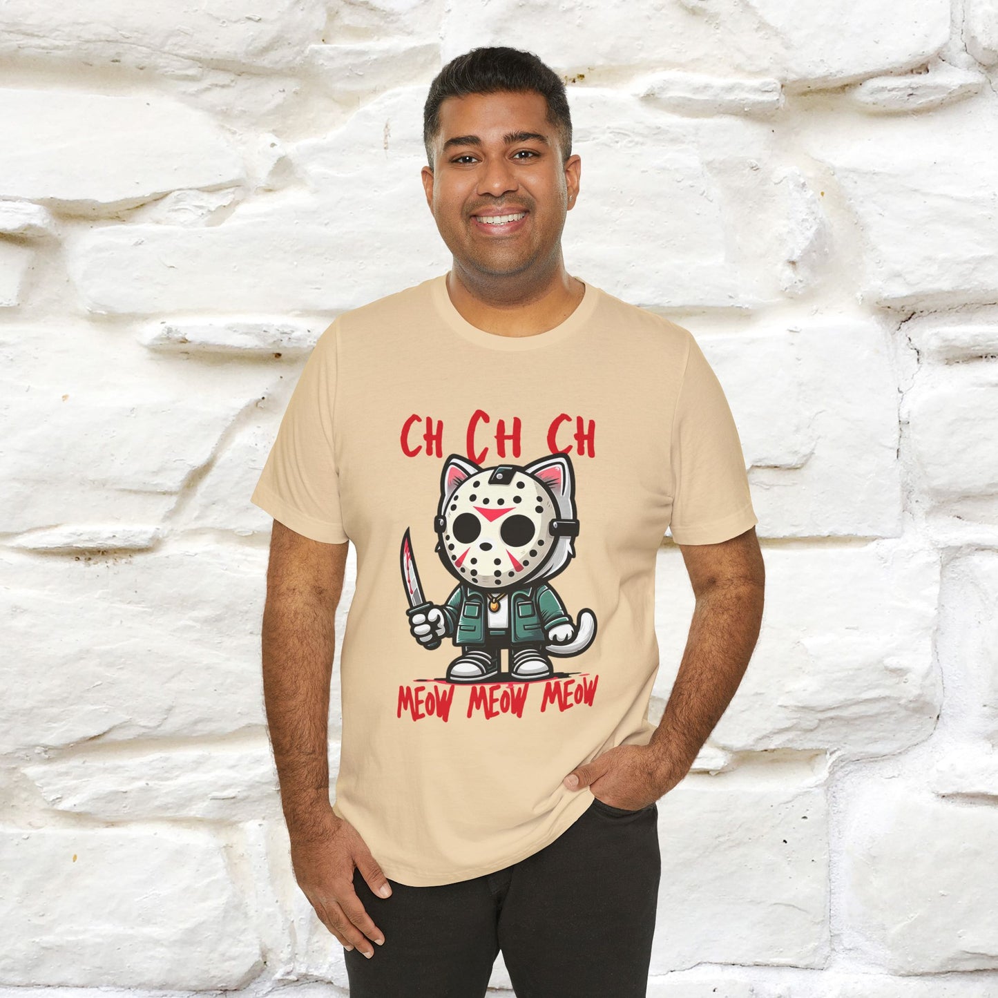 Paws N' Roses T-Shirt | Rock-Inspired Cat Lover Tee for Men & Women | 100% Cotton* - Nunu&Miao Studio