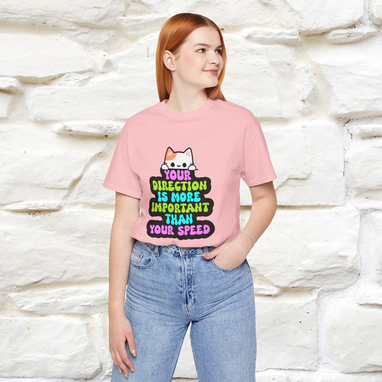 "Your Direction Is More ..." | Cat T-shirt | Nunu&Miao Studio - Nunu&Miao Studio