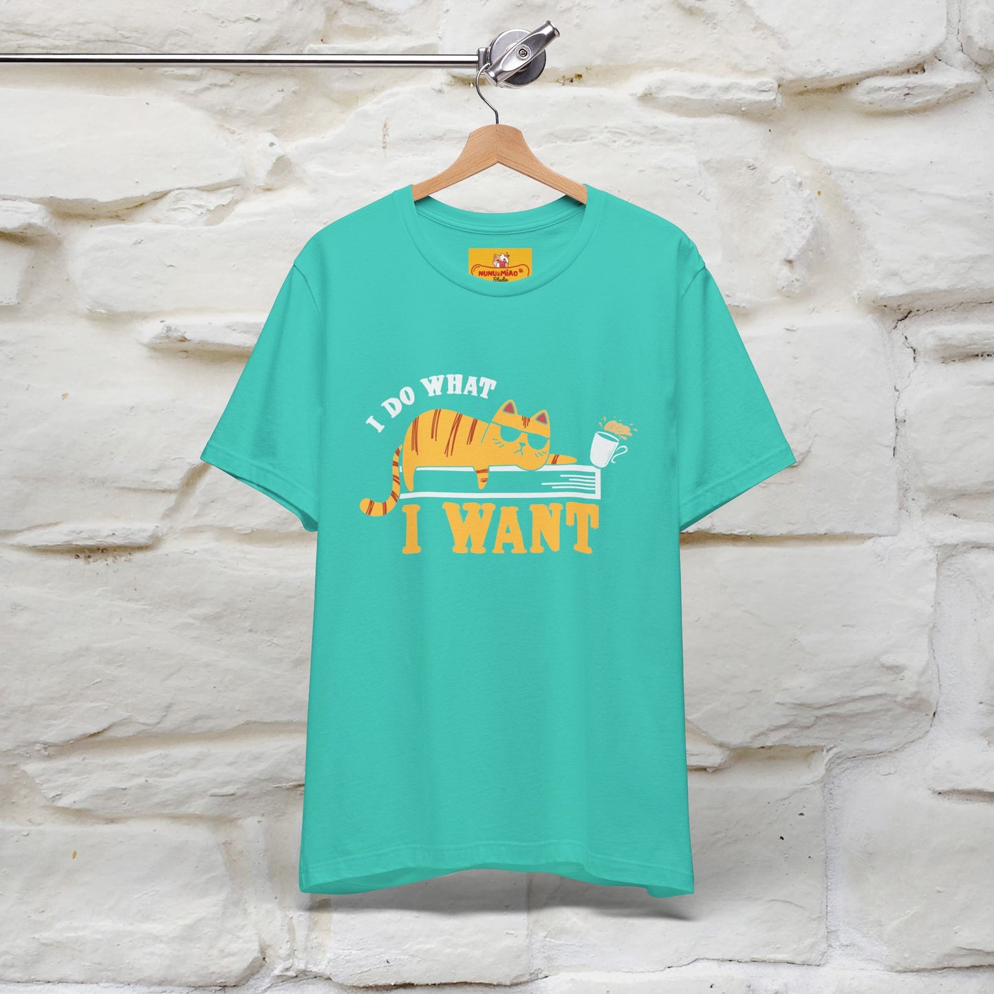"I Do What I Want" Cat T-Shirt | Nunu & Miao Studio
