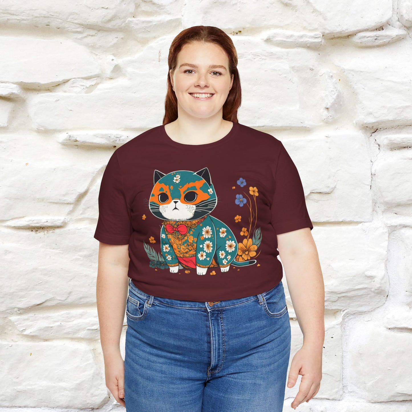 Zen Garden Cat: Japanese-Inspired T-Shirt for Men & Women | 100% Cotton* - Nunu&Miao Studio
