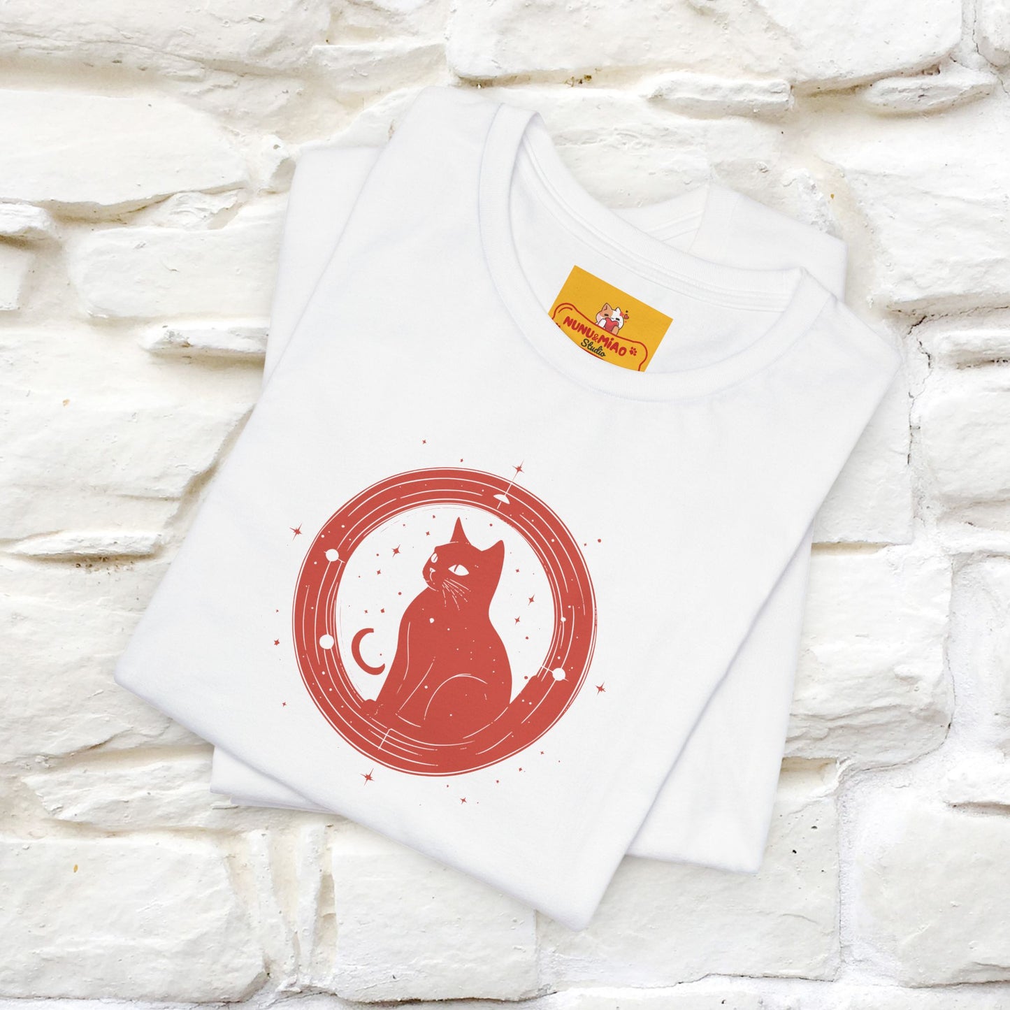 "Superbia'' Cat T-Shirt Front and Back Design | Nunu&Miao Studio