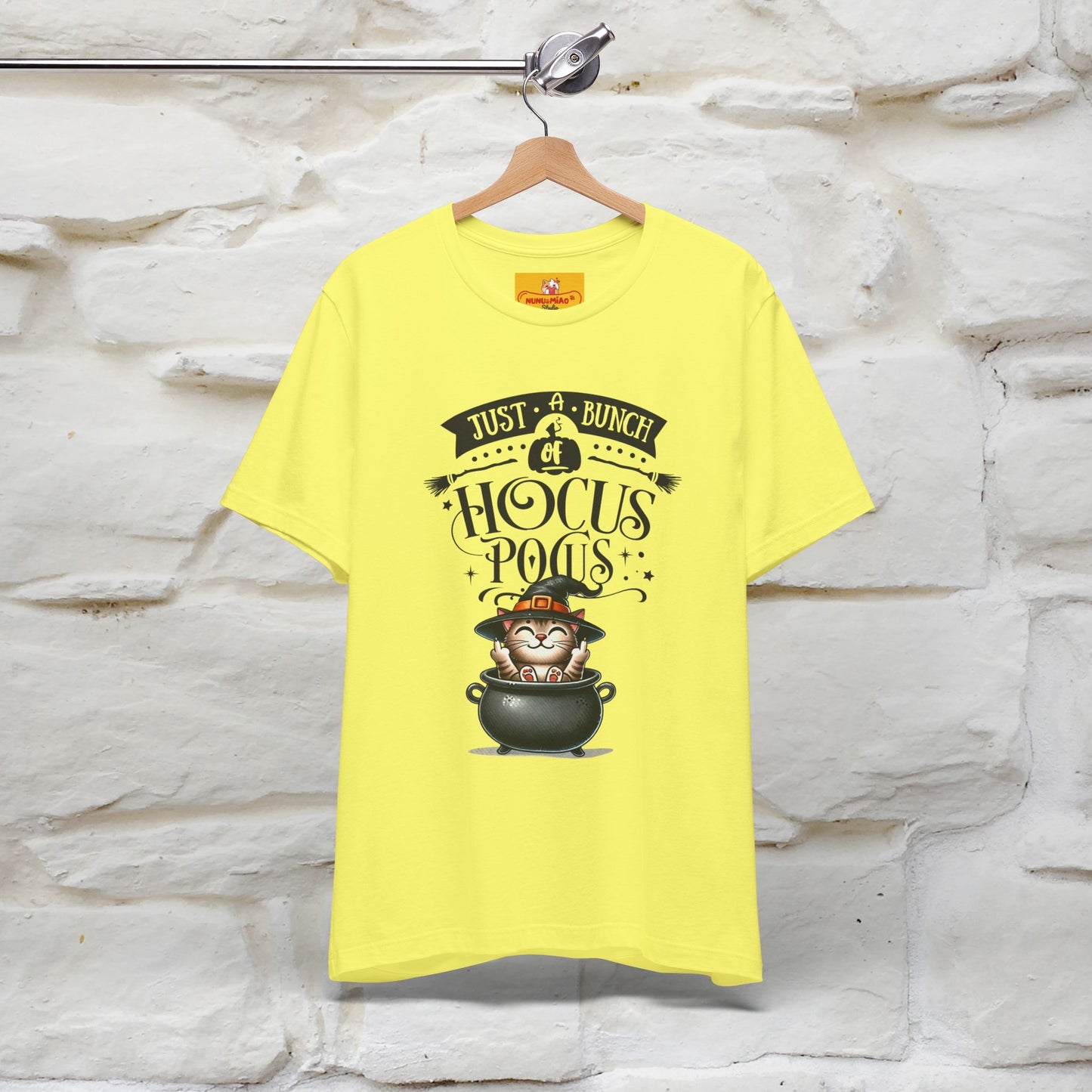 "Just A Bunch Of Hocus Pocus" Cat T-shirt |Nunu&Miao Studio - Nunu&Miao Studio