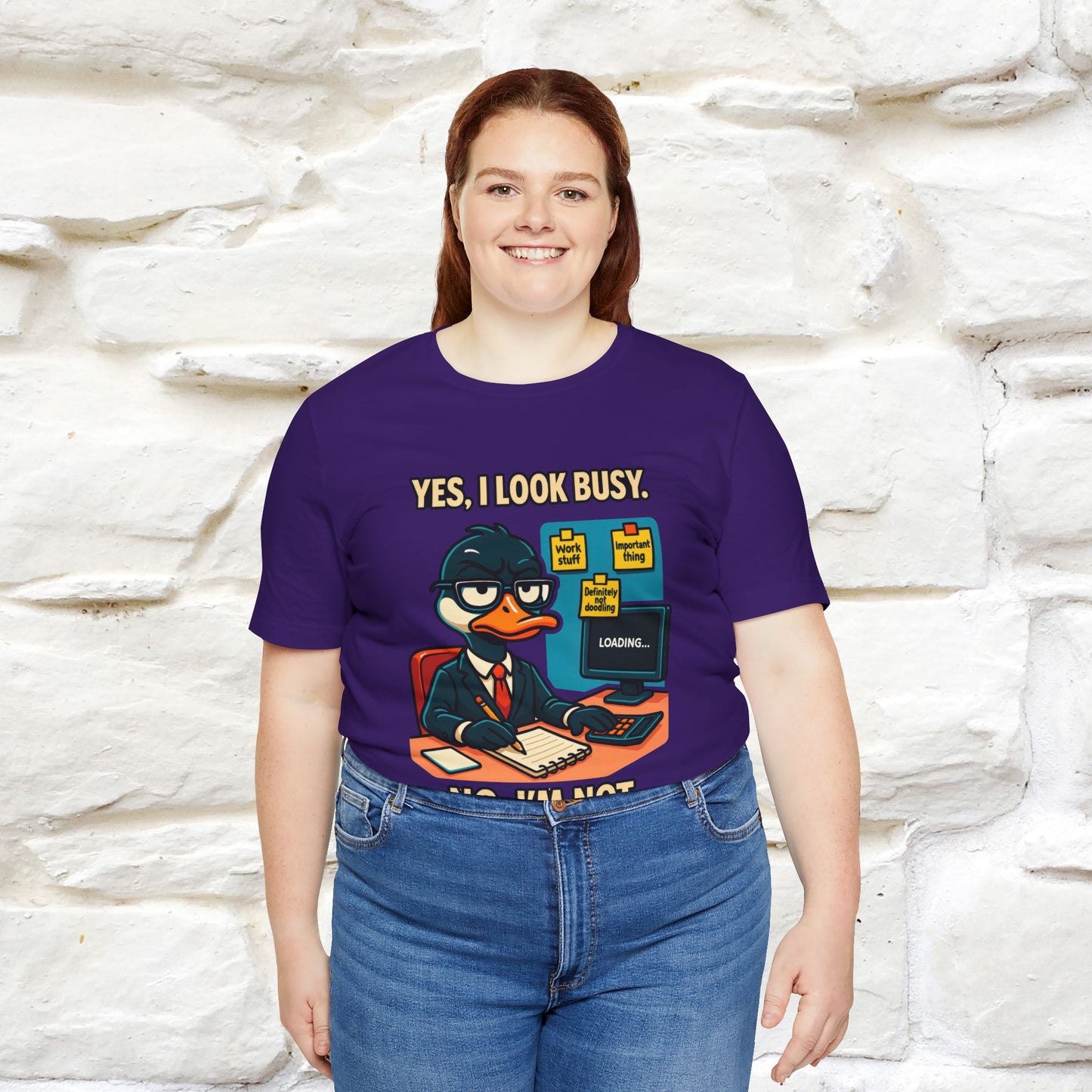 ''Yes, I Look Busy. No I'm Not.''| Sarcastic Cat T-Shirt | Nunu&Miao Studio